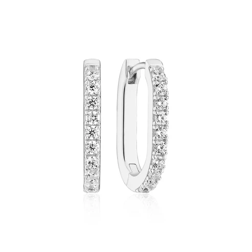 
Sif Jakobs zilveren oorsieraden Capizzi Medio met zirkonia's  SJ-E42211-CZ