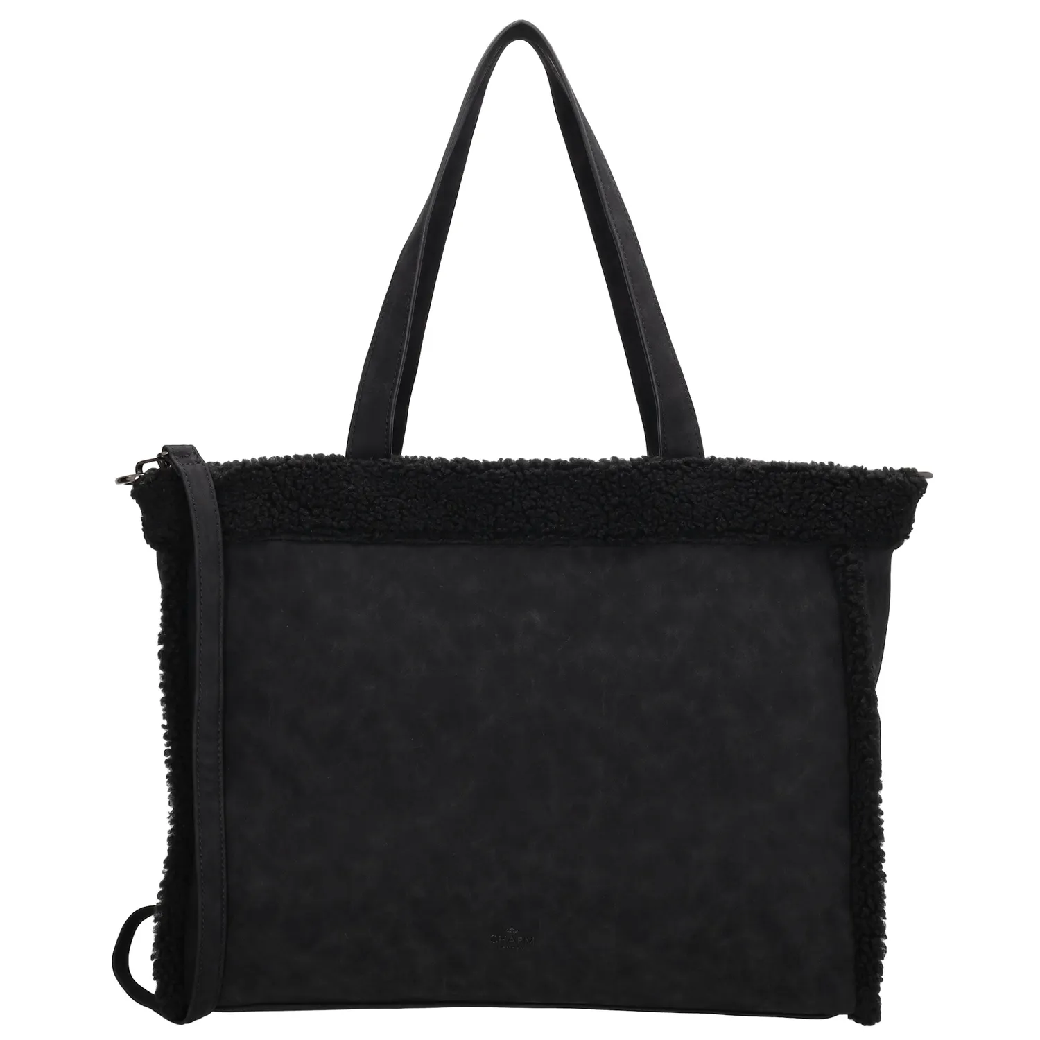Deze shopper valt direct op door de trendy teddystof aan de zijkanten, wat de tas een unieke en speelse uitstraling geeft. Het ruime hoofdvak biedt volop ruimte voor al je essentials en is voorzien van handige binnenvakken om je spullen georganiseerd te houden. Bovendien is de tas voorzien van een afneembare en verstelbare schouderband, zodat je hem op jouw manier kunt dragen. De Charm London shopper is de perfecte mix van trendy en praktisch, een echte must-have. Deze tas is beschikbaar in verschillende kleuren. 