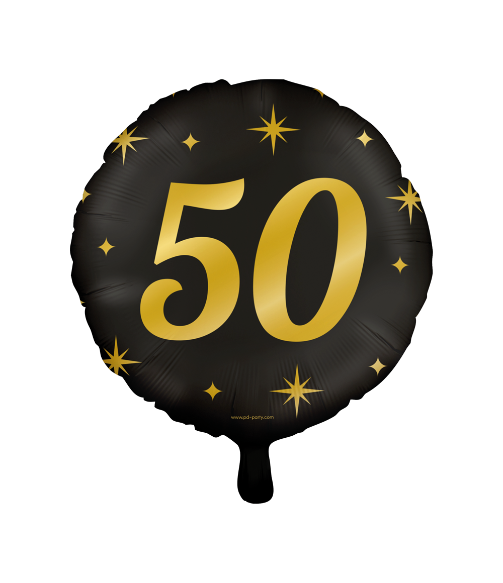  Classy foil balloons zijn onderdeel van de luxe Classy lijn van Paper Dreams en een leuke toevoeging bij bijvoorbeeld de party vlaggen en de party ballonnen. Door de gebruikte kleurencombinatie goud/zwart vallen de classy foil balloons 50 extra op bij een feestje! De folie ballon kan worden gevuld met helium of met lucht, hiervoor wordt standaard een rietje meegeleverd. De ballonnen hebben een diameter van ongeveer 45 centimeter