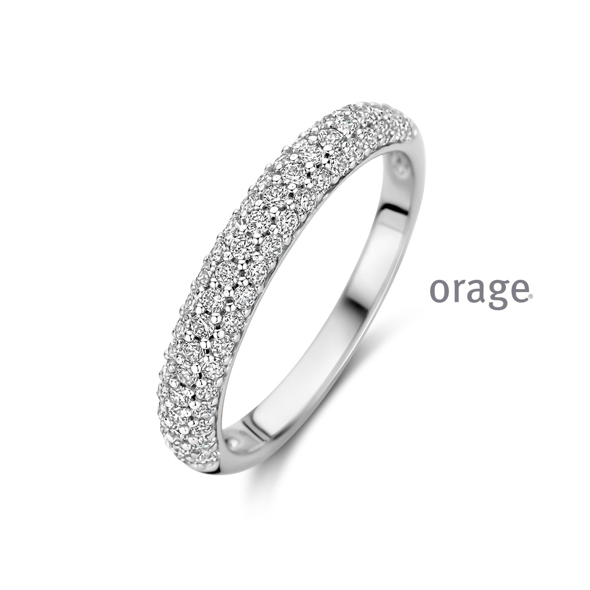 Zilveren ring met zirkoon
BA195