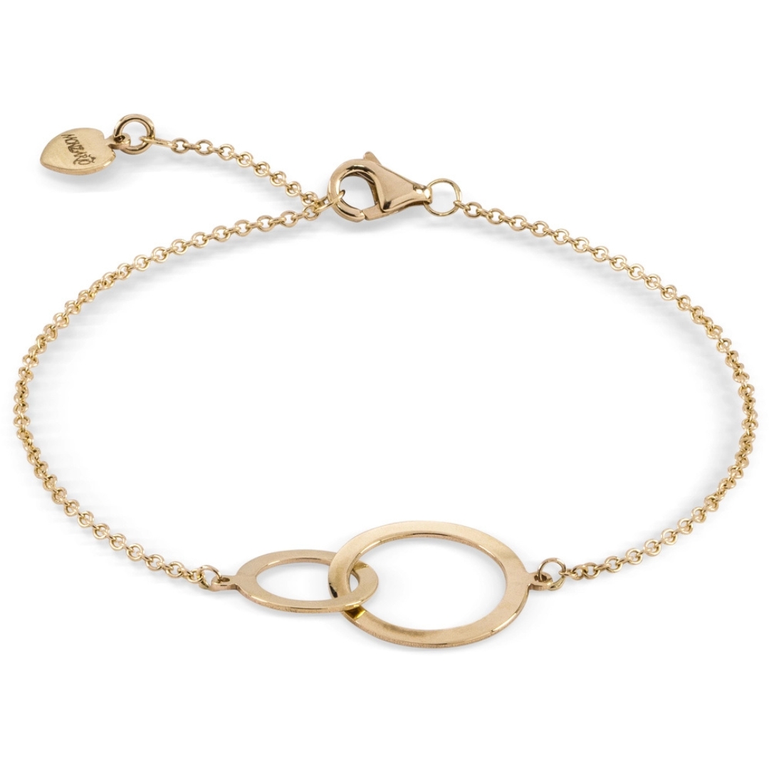 Monzario - 14kt geelgouden armband, maat: 16.5/18cm - 1150-A Geel