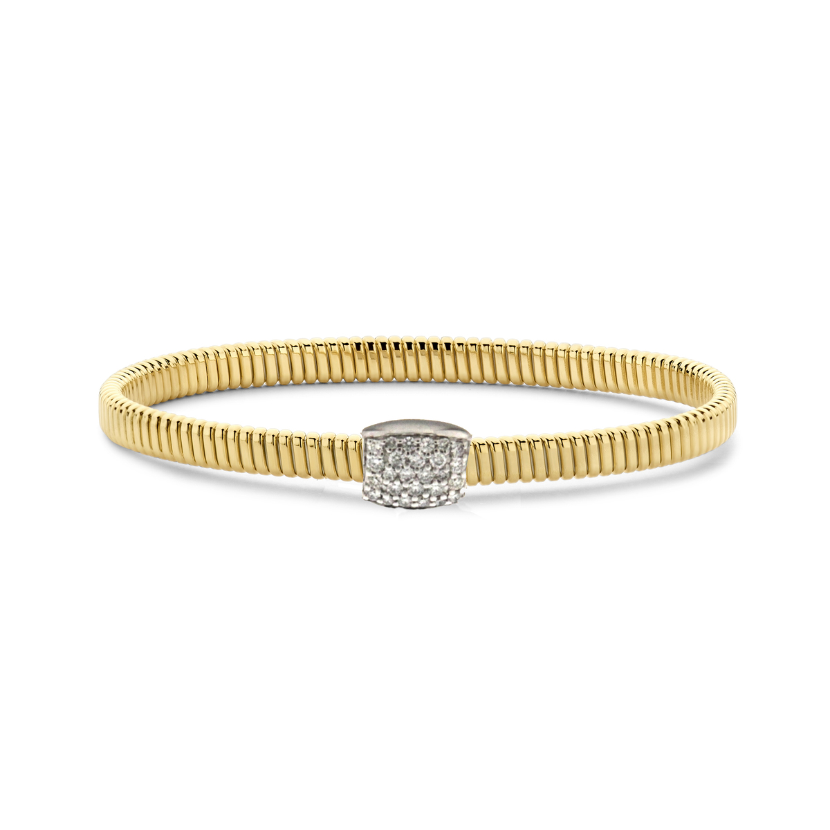 Armband flex Au750 Geel & wit goud 18 kt
12Diamant(en) briljant slijpsel0.12 ctSiG-H
8Diamant(en) briljant slijpsel0.058 ctSiG-H
2Diamant(en) briljant slijpsel0.011 ctSiG-H
4Diamant(en) briljant slijpsel0.018 ctSiG-H



