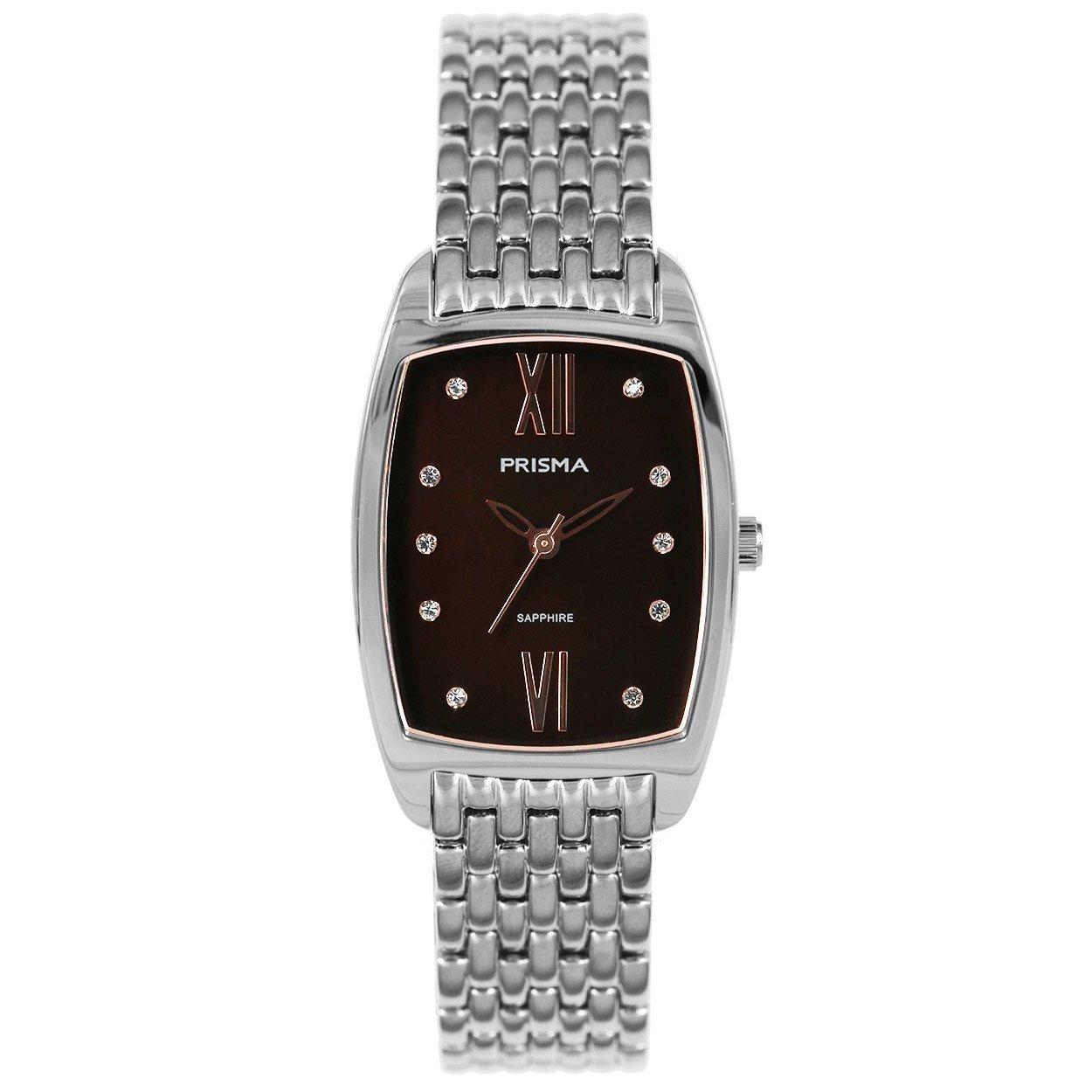 Prisma horloge 1961 dames edelstaal saffierglas 5 ATM 

Algemeen
Geslacht: dames
Model: P.1961

Voordelen
- band edelstaal zilver
- wijzerplaat parelmoer gekleurd met sier diamanten
- glas is zeer krasvast
- compacte sluiting met extra draagcomfort
- rechthoek design
- spat waterdicht: handenwassen, regen
- quartz
- maat kast 24mm (breedte) 7,3mm (dikte)




