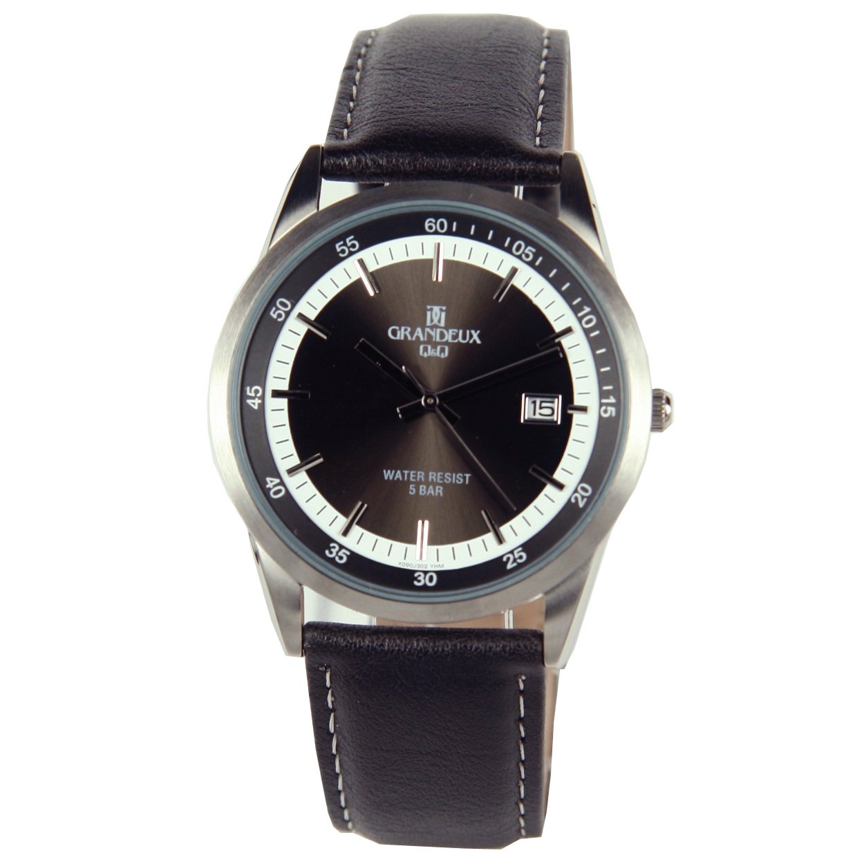 Case size	: 40mm
Case material	: All stainless steel
Water resist	: 5 bar
Strap		: Leather
Buckle type	: Flip case
Light function	: -