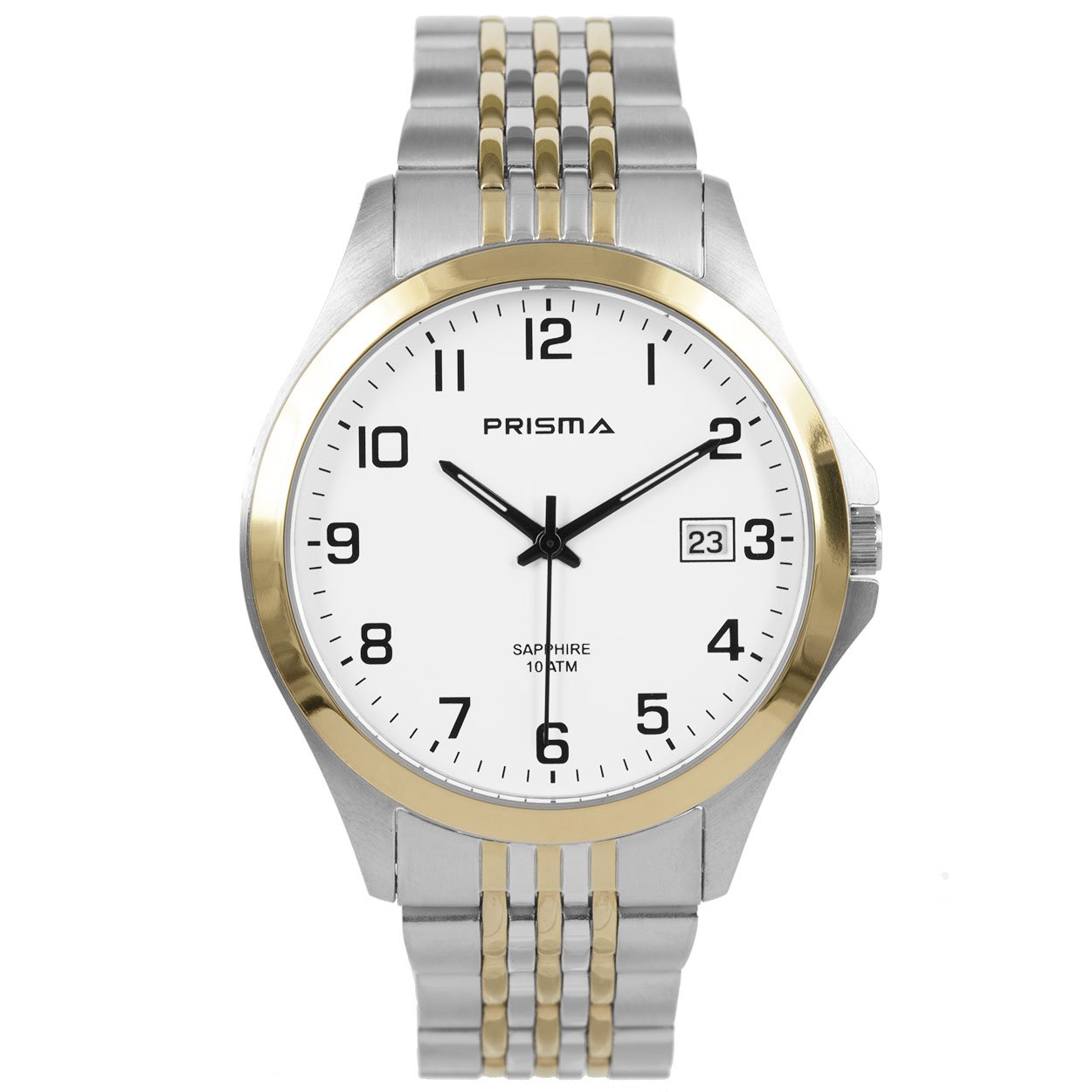 Prisma heren P.1797 horloge edelstaal saffierglas 10 ATM 		
		
Algemeen		
Artikelnummer: P.1797		
Geslacht: heren		
Uurwerk: Miyota (1S13   ) 		
Lichtfunctie: glow in the dark (Wijzers)		
Waterbestendigheid: 10 ATM/BAR		
		
