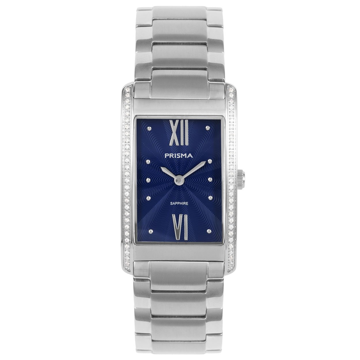 Prisma horloge 1956 dames titanium saffierglas 5 ATM 

Algemeen
Geslacht: dames
Model: P.1956

Voordelen
- band titanium zilver
- wijzerplaat blauw met zilvere puntjes
- geschikt voor mensen met een allergie
- draagcomfort door licht gewicht
- glas is zeer krasvast
- compacte sluiting met extra draagcomfort
- rechthoek design
- quartz
- maat kast 23mm (breedte) 7,6mm (dikte)

