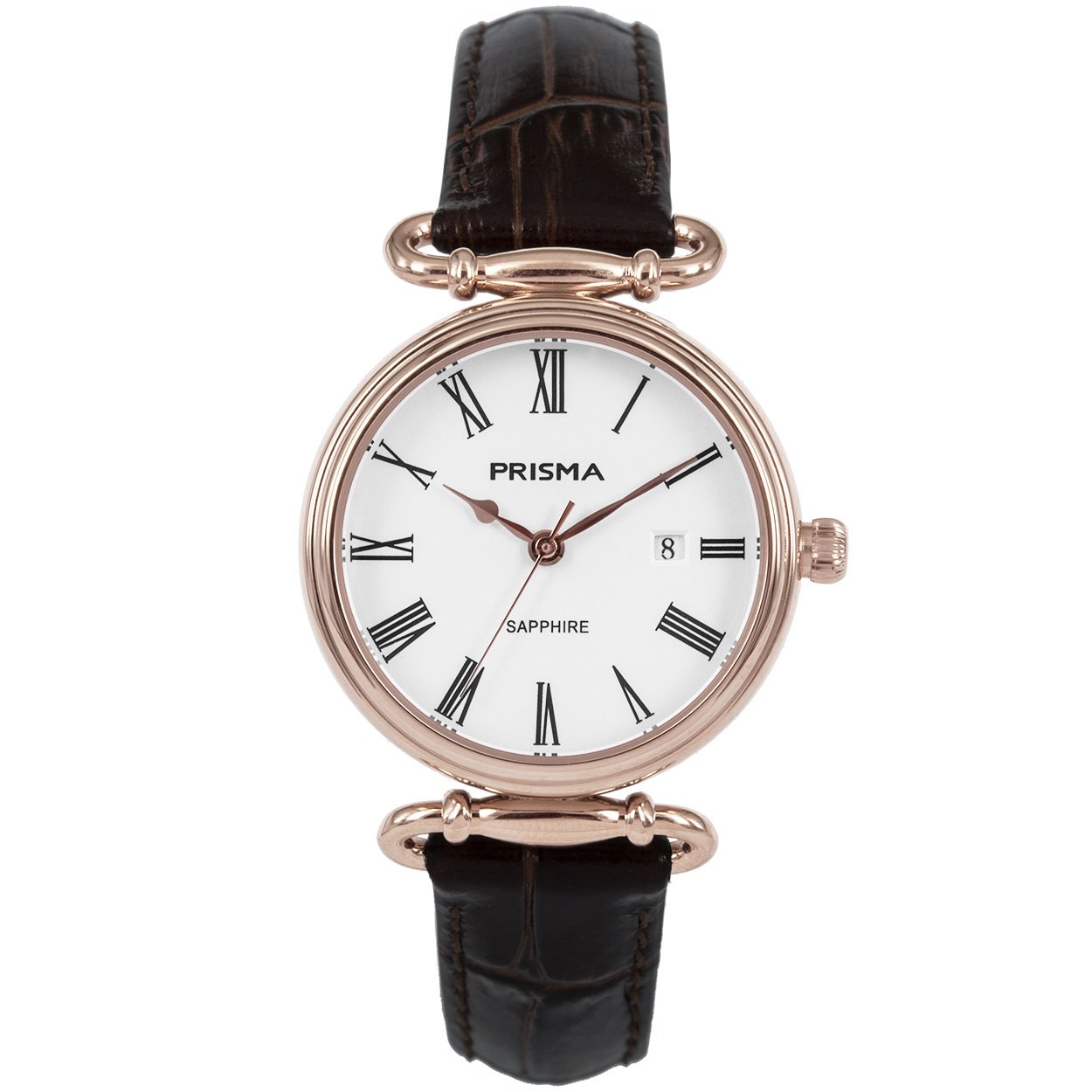 Prisma horloge 1931 dames edelstaal saffierglas 5 ATM 

Algemeen
Geslacht: dames
Model: P.1931

Voordelen
- band echt leer bruin (bruin kleurig stiksel)
- wijzerplaat wit met zwarte romeinse cijfers
- glas is zeer krasvast
- luxueuze uitstraling door romeinse cijfers
- datum
- spat waterdicht: handenwassen, regen
- doorgestikte band
- quartz
- maat kast 30mm (breedte) 10,8mm (dikte)

