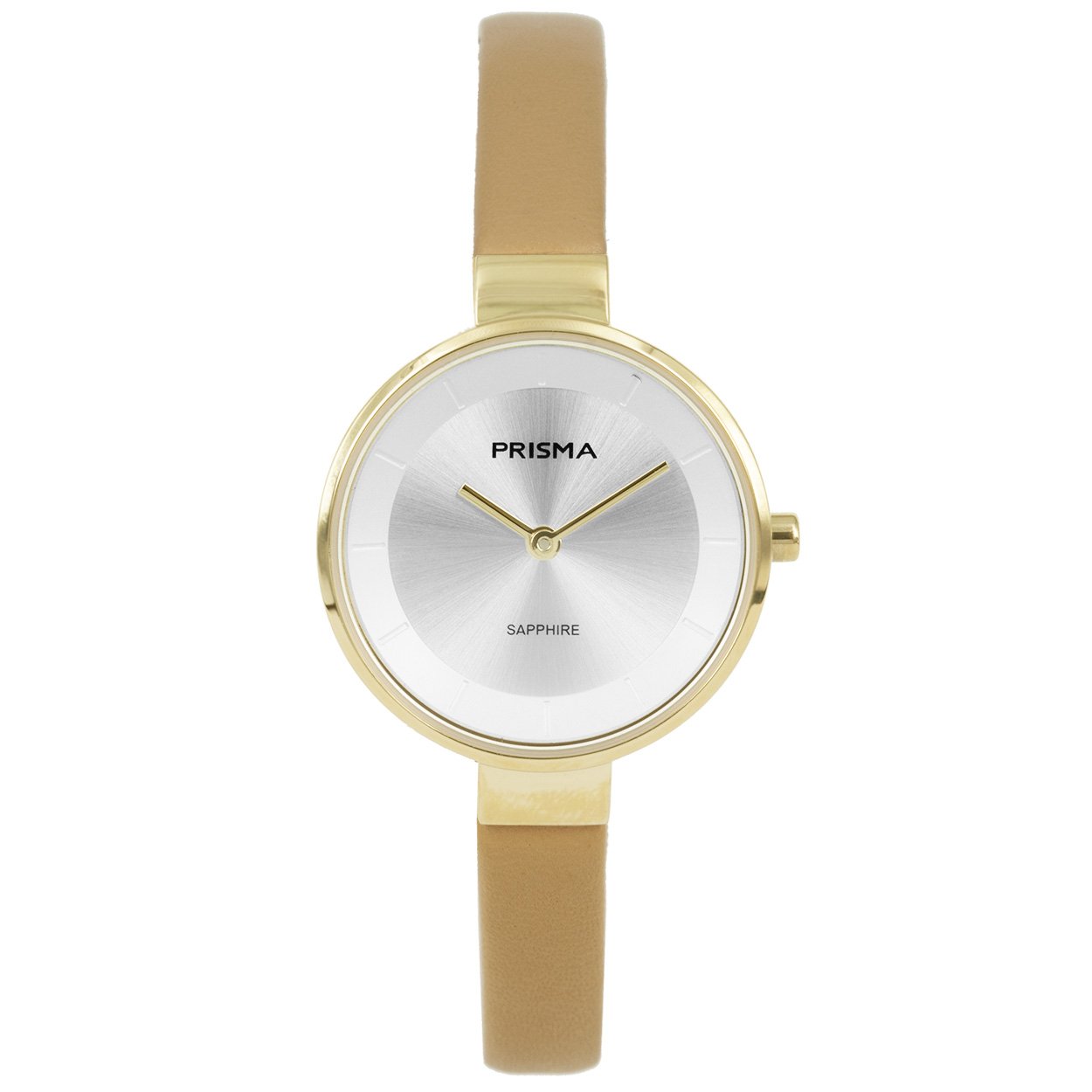 Prisma horloge 1926 dames edelstaal saffierglas 5 ATM 

Algemeen
Geslacht: dames
Model: P.1926

Voordelen
- band echt leer taupe
- wijzerplaat zilver met zilvere streepjes
- glas is zeer krasvast
- spat waterdicht: handenwassen, regen
- quartz
- maat kast 28mm (breedte) 5,8mm (dikte)




