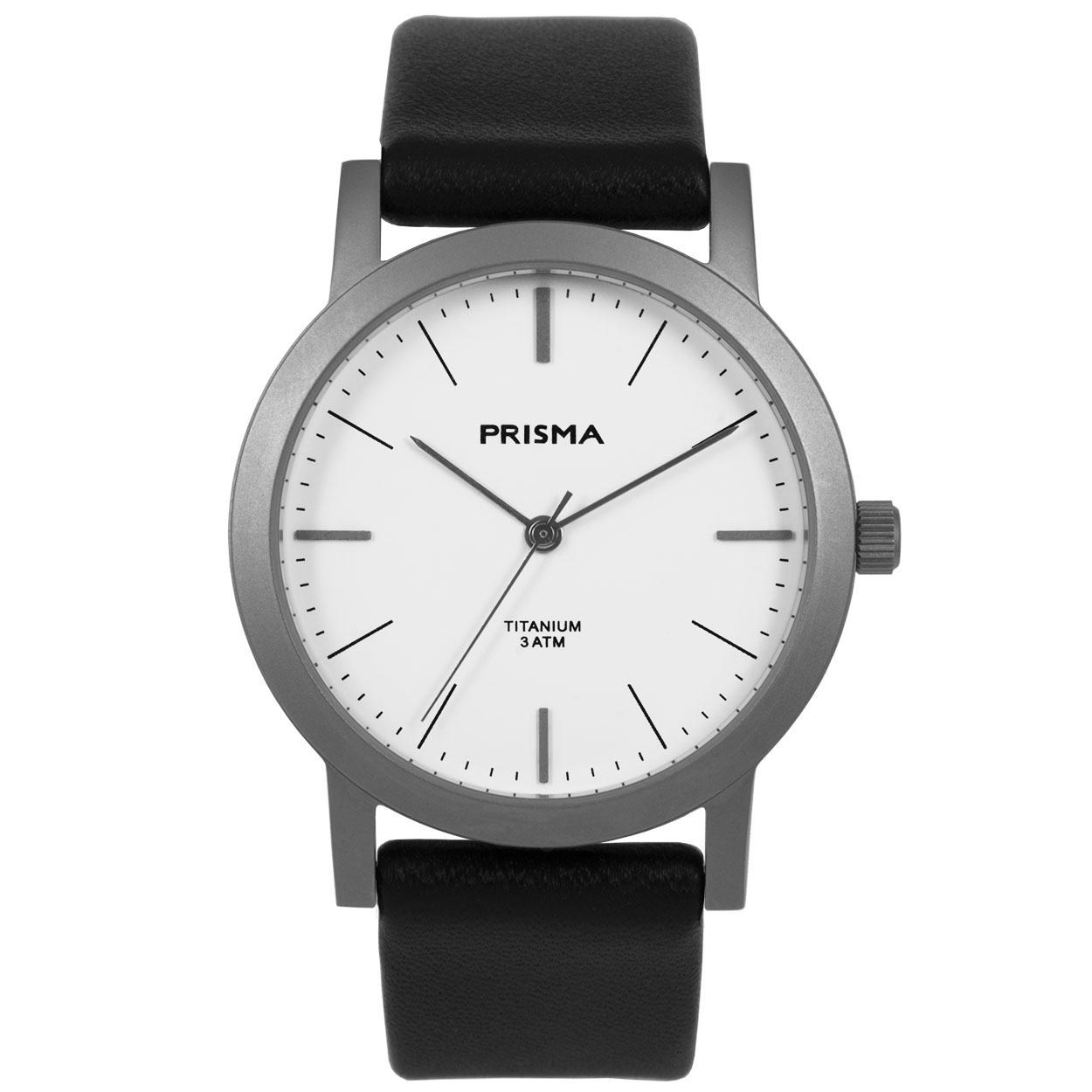 Prisma horloge 2263 heren titanium 

Algemeen
Geslacht: heren
Model: P.2263

Voordelen
- band echt leer zwart
- wijzerplaat wit met zilvere streepjes
- kast geschikt voor mensen met een allergie
- draagcomfort door licht gewicht
- slimline model (minder dan 7 mm dik)
- spat waterdicht: handenwassen, regen
- exclusief materiaal
- quartz
- maat kast 38mm (breedte) 7mm (dikte)

