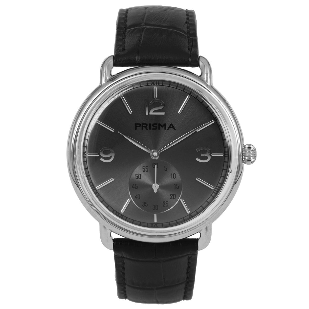 Prisma horloge 1915 heren edelstaal 

Algemeen
Geslacht: heren
Model: P.1915

Voordelen
- band echt leer zwart (zwart kleurig stiksel)
- wijzerplaat zwart met zilvere streepjes
- ook voor brede pols (max. 221 mm)
- rundleer
- glas is krasvast
- spat waterdicht: handenwassen, regen
- doorgestikte band
- quartz
- maat kast 42mm (breedte) 9,9mm (dikte)




