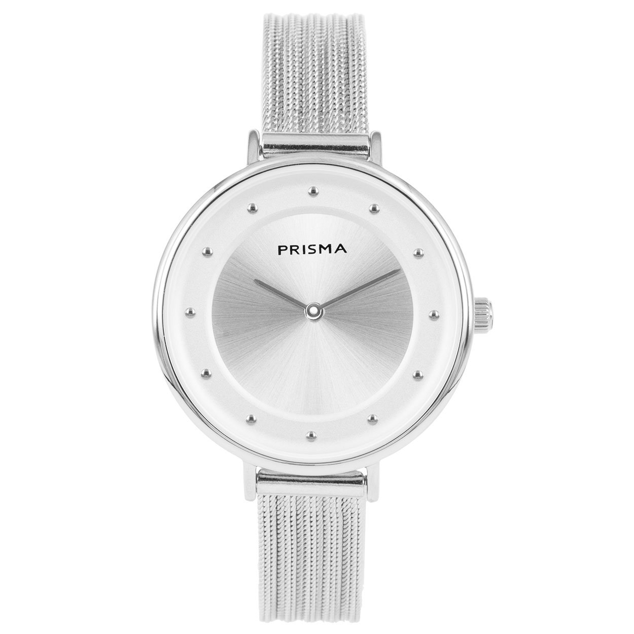 Prisma horloge P1275 dames titanium saffierglas 5 ATM 

Algemeen
Geslacht: dames
Model: P.1275

Voordelen
- band titanium zilver
- wijzerplaat parelmoer met zilvere cijfers (arabisch)
- geschikt voor mensen met een allergie
- draagcomfortdoor licht gewicht
- glas is zeer krasvast
- duidelijke tijdsweergave
- spat waterdicht: handenwassen, regen
- quartz
- maat kast 28,03mm (breedte) 6,54mm (dikte)

