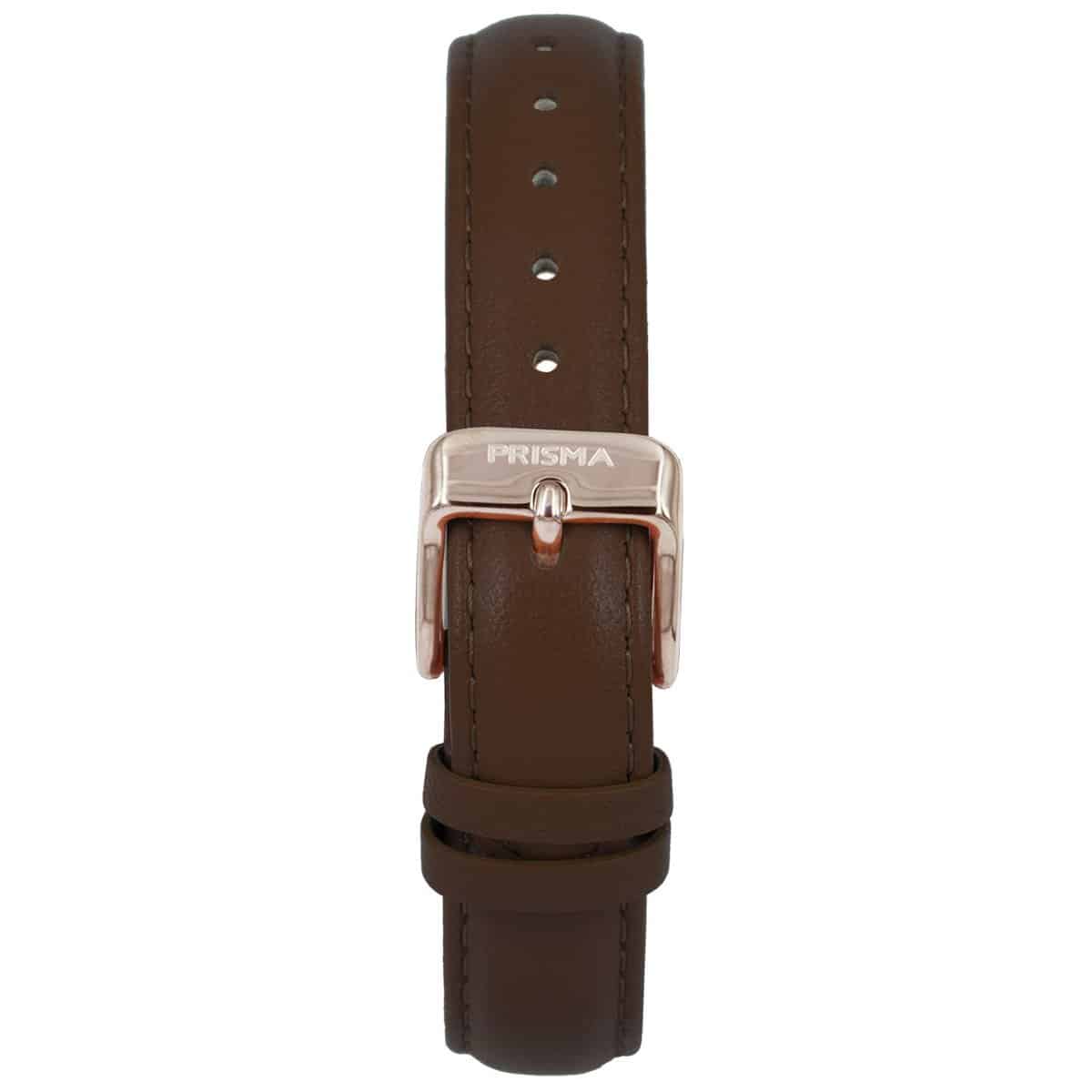 Horlogeband voor P.1441 (PRISMA HORLOGE 1441 DAMES EDELSTAAL SAFFIERGLAS 5 ATM)
Hoogwaardig lederen horlogeband, bruin, dover en gestikt.
Kleur band: bruin
Band dikte: 3.8mm
Band lengte:75/115 mm
Band breedte: 14x14mm
Gesp: Edelstaal rosegoudmet Prisma Logo
Bekleding binnenband: Nubuck
Gestikt: Ja, bruin
Pushpin: Exclusief
Hypo allergisch: onbekend
NFC Chip: Nee
EAN: 8716667168671
