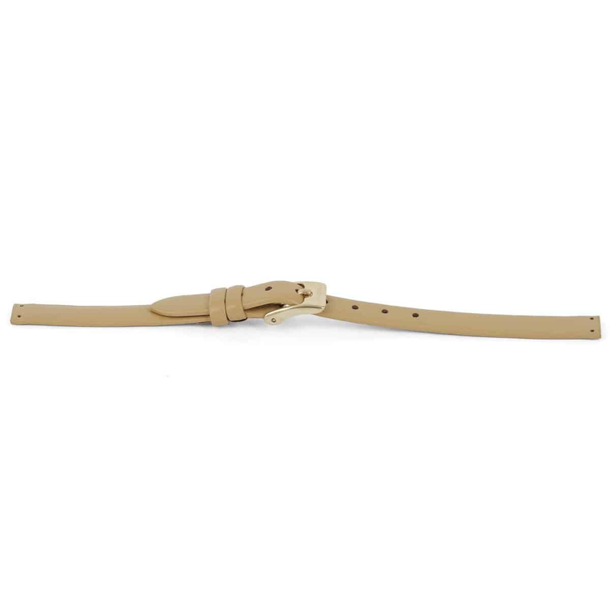Horlogeband voor P.1926 (PRISMA HORLOGE 1926 DAMES EDELSTAAL SAFFIERGLAS 5 ATM)
Hoogwaardig lederen horlogeband, Taupe-bruin, glad en ongestikt.
Kleur band: Taupe- bruin
Band dikte: 1.90mm
Band lengte:63/107mm
Band breedte: 08x08mm
Gesp: Edelstaal goud met Prisma Logo
Bekleding binnenband: Nubuck
Gestikt: Nee
Pushpin: Exclusief LET OP, geen pushpin aansluiting
Hypo allergisch: onbekend
NFC Chip: Nee
EAN: 8716667168633