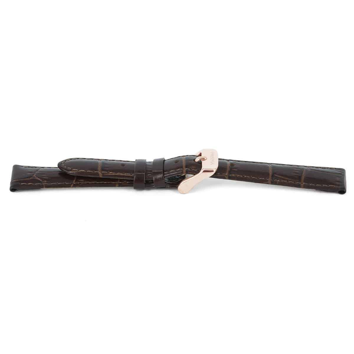 Horlogeband voor P.1931 (PRISMA HORLOGE 1931 DAMES EDELSTAAL SAFFIERGLAS 5 ATM)
Hoogwaardig lederen horlogeband, bruin, croco print en gestikt.
Kleur band: bruin
Band dikte: 3.4mm
Band lengte:70/110 mm
Band breedte: 14x12mm
Gesp: Edelstaal ros&#233;goud met Prisma Logo
Bekleding binnenband: Nubuck
Gestikt: Ja, bruin
Pushpin: Exclusief
Hypo allergisch: onbekend
NFC Chip: Nee
EAN: 8716667168589
