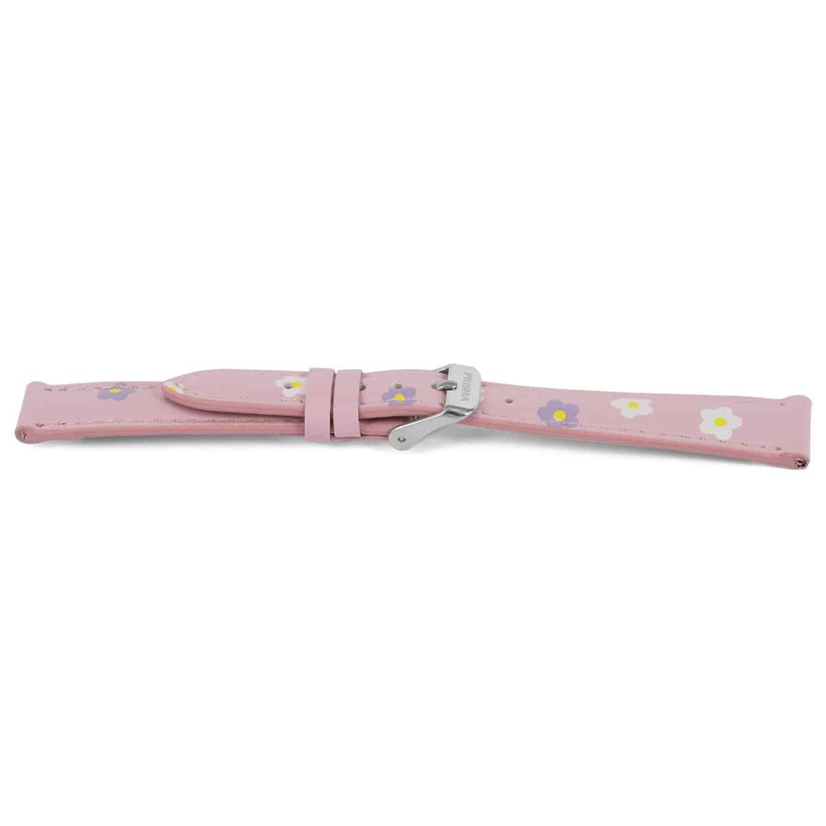 Horlogeband voor CW.320
Horlogeband: Roze PU leder met bloemetjes
Maat aansluiting band: 14mm
Kleur band: Roze
Band dikte: 3.4mm
Band lengte: 65/105mm
Band breedte: 14mm
Gesp: Edelstaal
Bekleding binnenband: PU leer
Gestikt: Ja roze
Pushpin: Exclusief
Hypo allergisch: -
NFC Chip: Nee
EAN: 4780263320140
