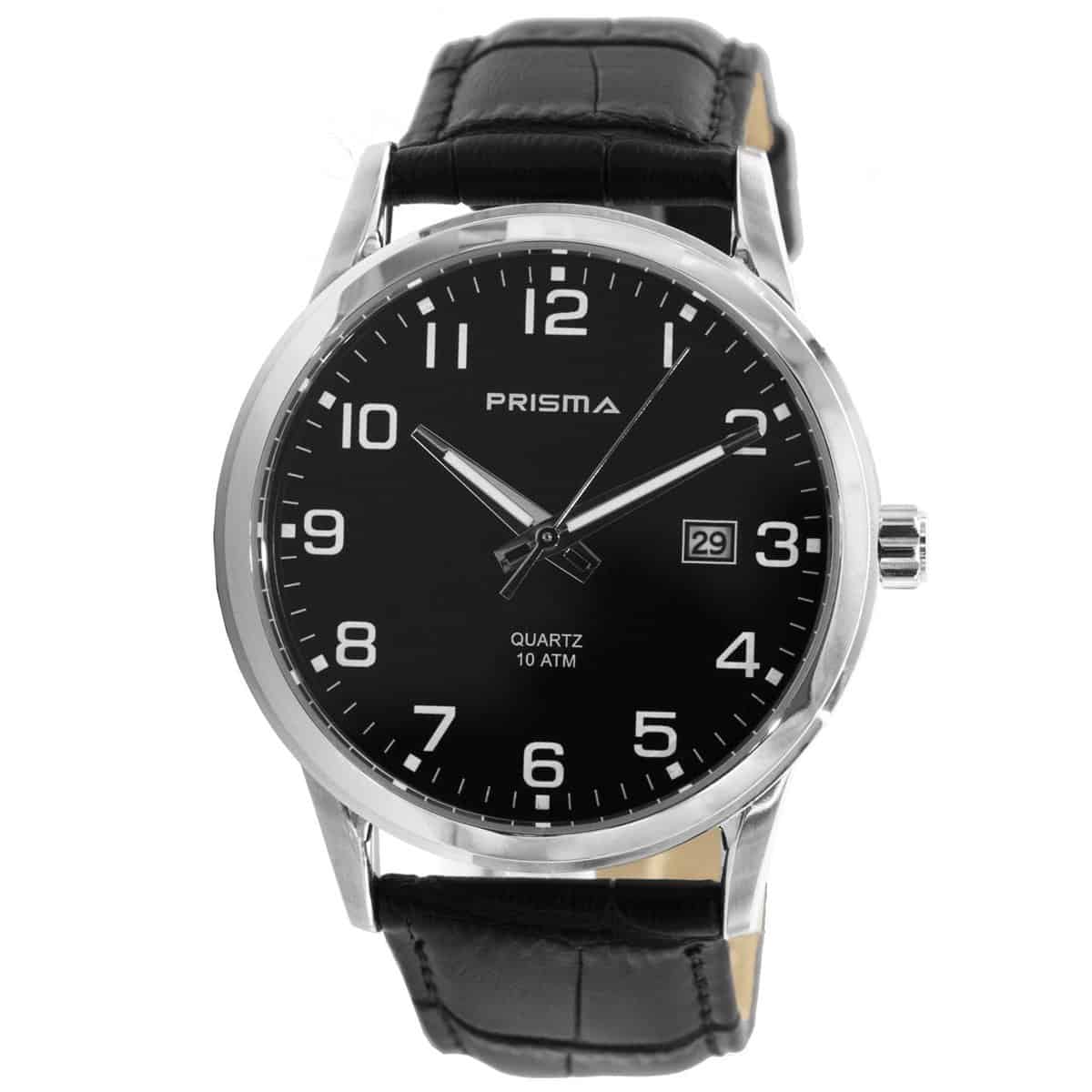 Prisma heren P.1781.148H horloge edelstaal 10 ATM 		
		
Algemeen		
Artikelnummer: P.1781.148H		
Geslacht: heren		
Uurwerk: Miyota (2315) 		
Lichtfunctie: glow in the dark (Wijzers)		
Waterbestendigheid: 10 ATM/BAR		
		
