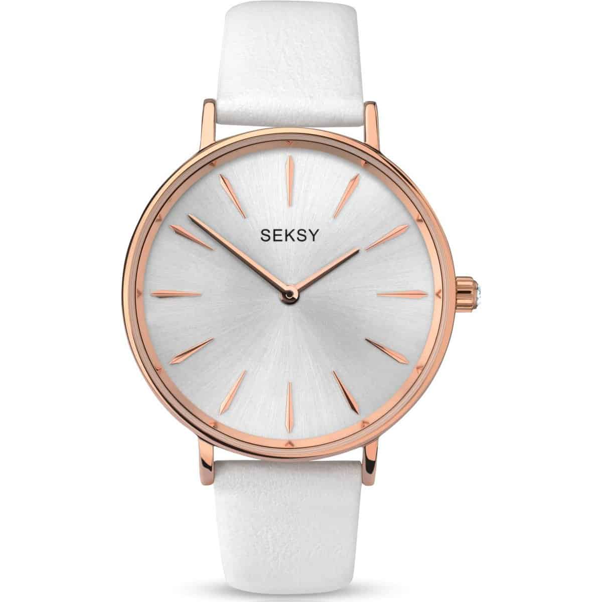 Sekonda dames SEK.2209 horloge

Algemeen
Geslacht: dames
Model: SEK.2209

Voordelen
&ndash; band lederen bovenkant wit
&ndash; wijzerplaat zilver met ros&eacute;goudkleurig streepjes
&ndash; slimeline model (minder dan 9 mm dik)
&ndash; duurzame coating
&ndash; quartz
&ndash; maat kast 36,2mm (breedte) 6,7mm (dikte)

Product achtergrond
Een horloge dat makkelijk combineert met alles wat je in je kast hebt. De zilvere wijzerplaat vertolkt schoonheid. Rosegoud staat goed op de huid en creert een warm effect.