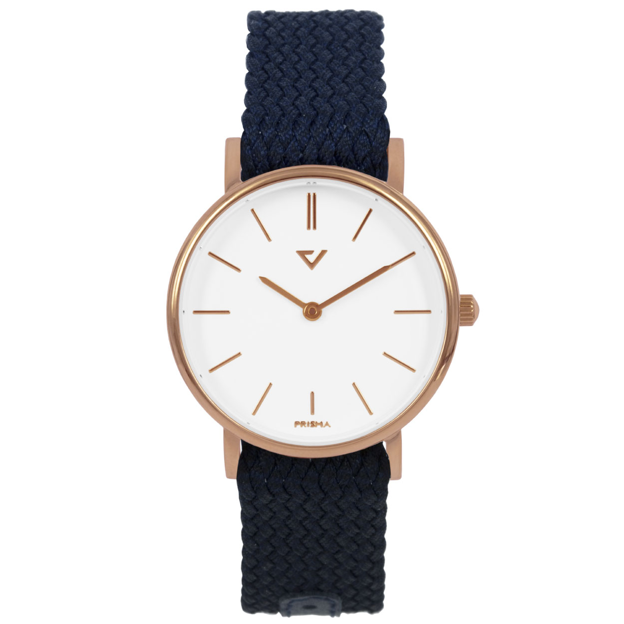 Prisma horloge 1862.WE22 dames edelstaal 5 ATM 

Algemeen
Geslacht: dames
Model: P.1862.WE22

Voordelen
- band nylon Blauw met echt leder afwerking
- wijzerplaat wit met rose goudkleurige streepjes
- spat waterdicht: handenwassen, regen
-doorgestikte band
- quartz
- maat kast 32mm (breedte) 7mm (dikte)

