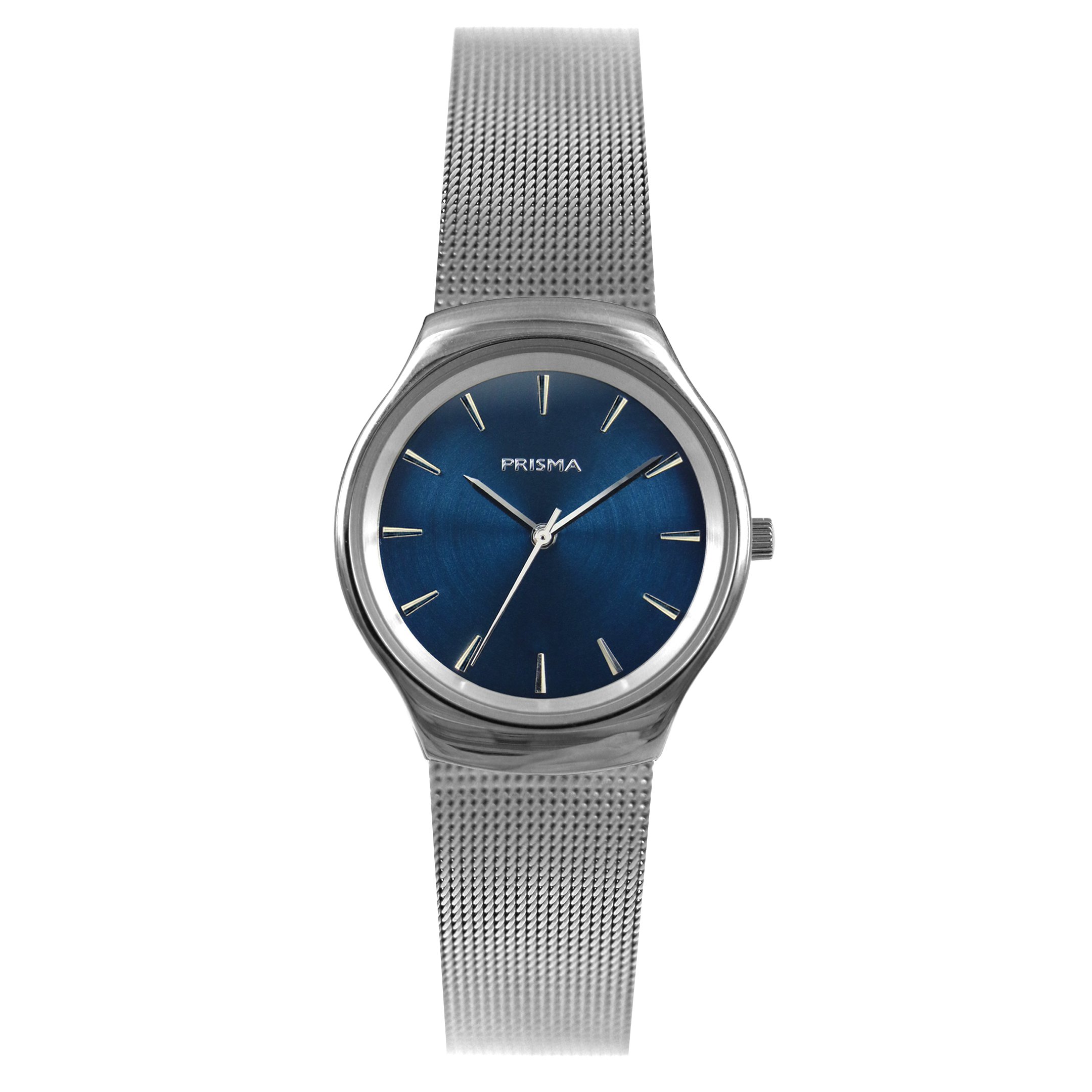 Prisma dames Icon P.2086 horloge edelstaal

Algemeen
Geslacht: dames
Model: P2086

Voordelen
- milanese band met verfijnde schakels
- band edelstaal mat zilver
- wijzerplaat blauw met streepjes
- slimeline model (minder dan 7 mm dik)
- 5ATM waterdicht: handenwassen, regen, douchen
- quartz
- maat kast 29mm (breedte) 7mm (dikte)

