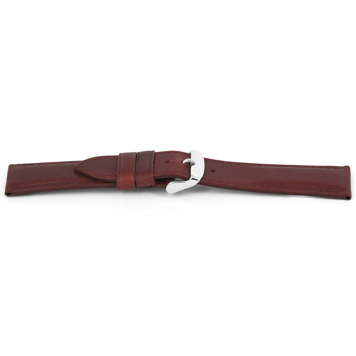 Rode olie cowhide lederen horlogeband met zilverkleurig edelstalen gesp.
Kleur band: Rood
Band dikte: 4.2 - 2.5mm 
Band lengte: 75/125mm
Band breedte: 20x18mm
Gesp: Edelstaal
Bekleding binnenband: Calf leder Camel
Gestikt: Ja dezelfde kleur als band
Pushpin: Exclusief
Hypo allergisch: Ja
Quickswitch
EAN: 4782863742223

Code: catd283 catd282