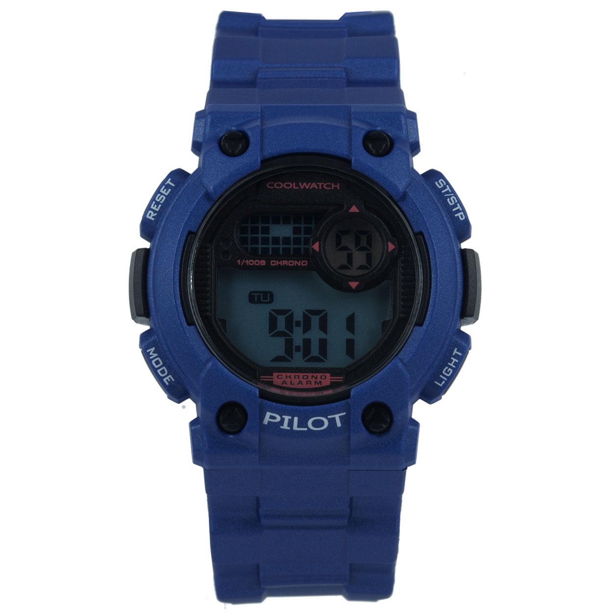 Coolwatch horloge CW.276 jongens Pilot digitaal kunststof 10 ATM

Algemeen
Geslacht: jongens
Model: CW.276

Voordelen
– band plastic/silicone blauw
– draagcomfort door licht gewicht
– boven gem. waterdicht: zwemmen/duiken
– digitale tijdsweergave
– duidelijke tijdsweergave
– maat kast 35mm (breedte) 13mm (dikte)