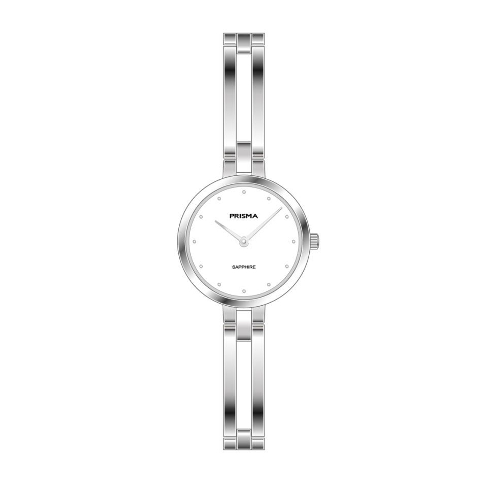 Prisma horloge 1307 dames titanium saffierglas 5 ATM 

Algemeen
Geslacht: dames
Model: P1307

Voordelen
- band titanium zilver
- wijzerplaat wit met zilvere puntjes
- geschikt voor mensen met een allergie
- draagcomfort door licht gewicht- glas is zeer krasvast
- compacte sluiting met extra draagcomfort
- rond design
- quartz
- maat kast 25.6mm (breedte) 6mm (dikte)


