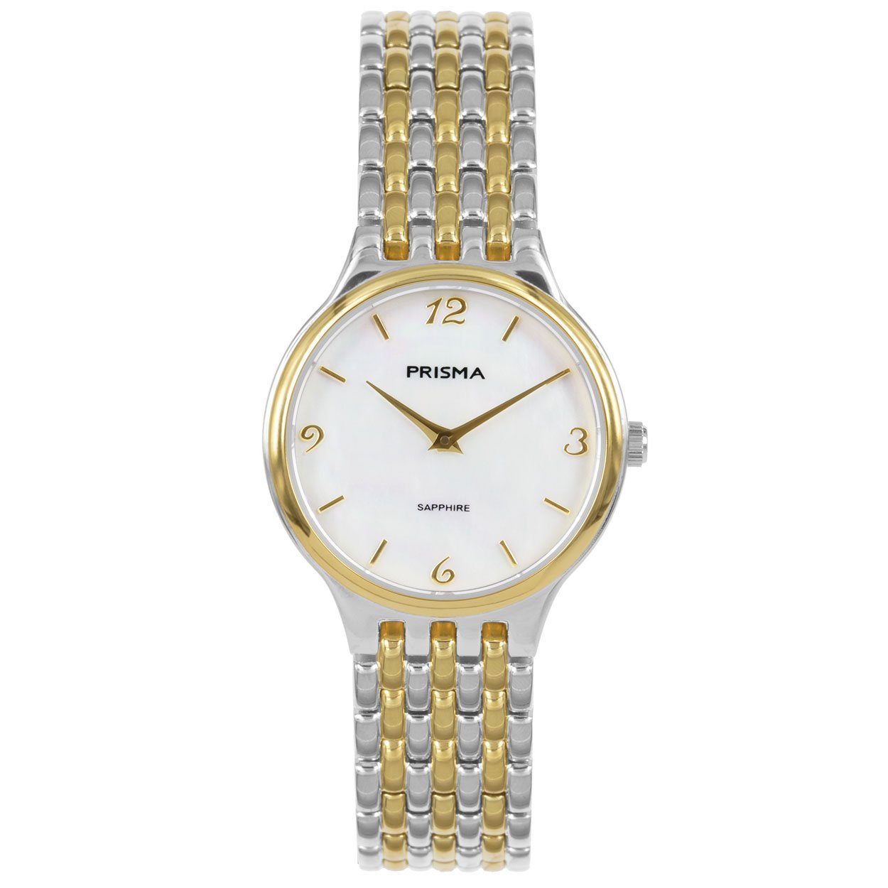 Algemeen
Model: P.1276

Voordelen
- band titanium zilver/goud (bicolor)
- wijzerplaat parelmoer met gouden cijfers (arabisch)
- geschikt voor mensen met een allergie
- draagcomfort door licht gewicht
- glas is zeer krasvast
- duidelijke tijdsweergave
- spat waterdicht: handenwassen, regen
- quartz
- maat kast 28,03mm (breedte) 6,54mm (dikte)