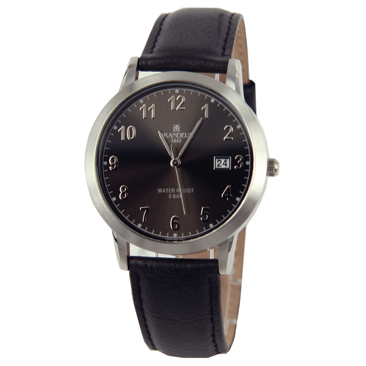 Case size	: 40mm
Case material	: All stainless steel
Water resist	: 5 bar
Strap		: Leather
Buckle type	: Flip Clasp
Light function	: 5 bar