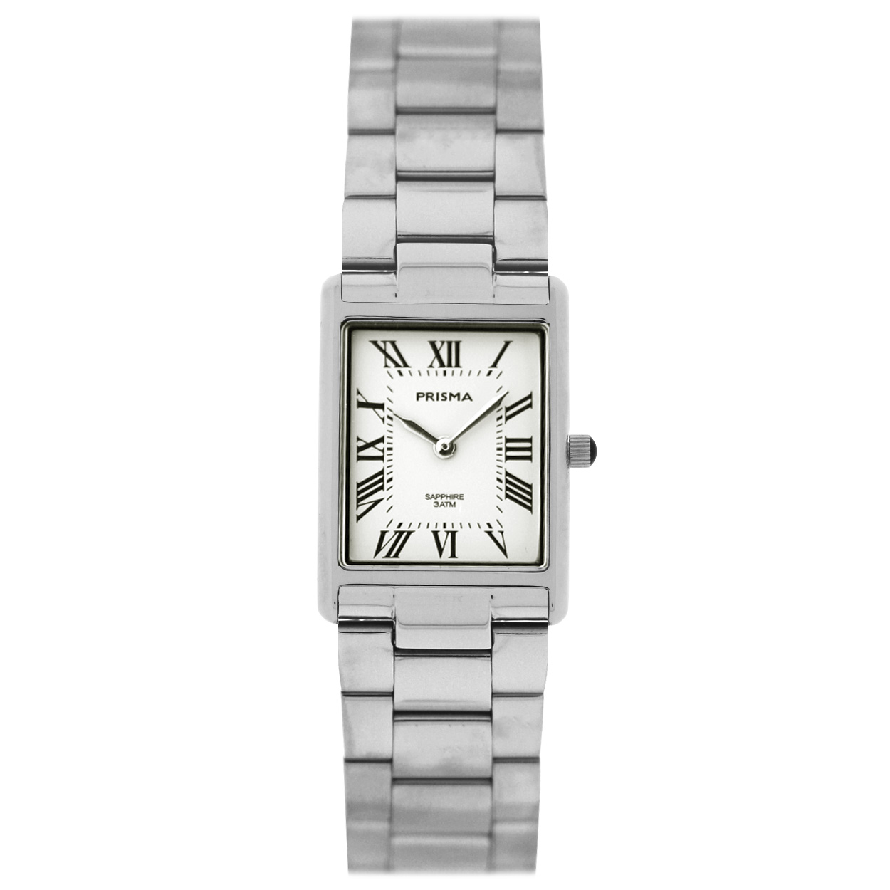 Prisma horloge P2359 Baroness Gold  met bracelet dames edelstaal saffierglas 3 ATM

Algemeen
Geslacht: dames
Model: P.2359

Voordelen
- Solid all-stainless steel bracelet zilverkleurige met vlindersluiting
- rechthoek model
- wijzerplaat wit met zwartkleurige Romeinse cijfers
- Waterdicht all-weather
- glas is zeer krasvast
- ook voor brede pols (max. 210 mm)
- quartz uurwerk
- maat kast 22  x 31,5mm (breedte) 5mm (dikte)

