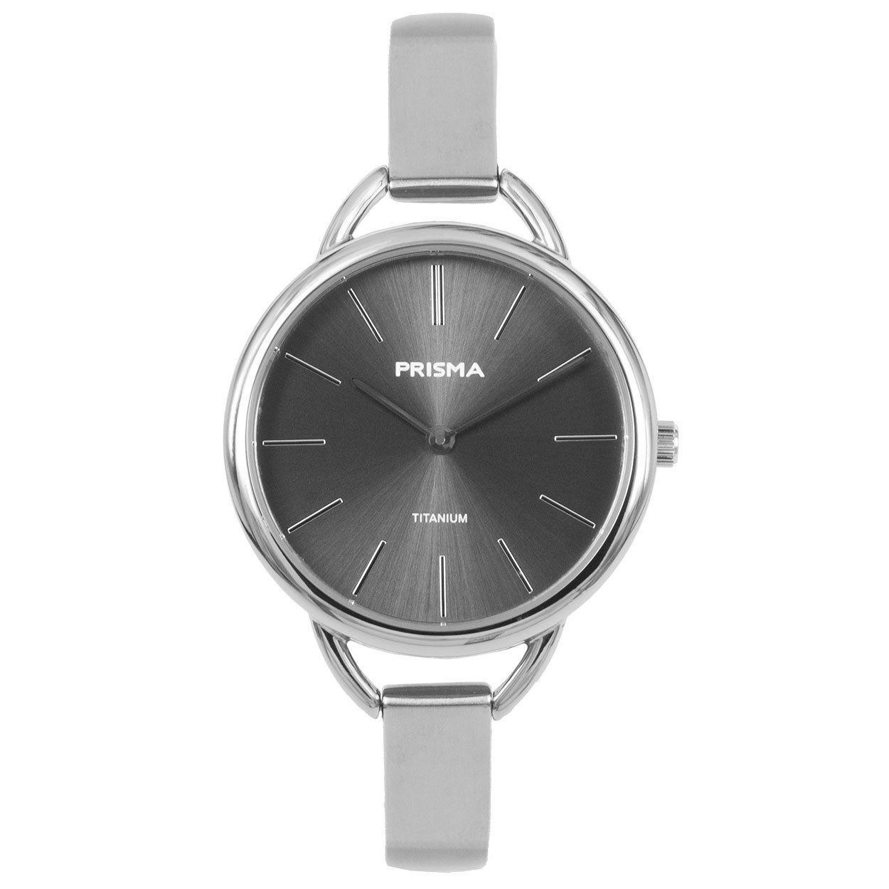 Prisma horloge P.1479 dames titanium 5 ATM 

Algemeen
Geslacht: dames
Model: P1479

Voordelen
- band titanium zilver
- wijzerplaat grijs met zilvere streepjes
- geschikt voor mensen met een allergie
- draagcomfort door licht gewicht
- band is anti allergies
- compacte sluiting met extra draagcomfort
- spat waterdicht: handenwassen, regen
- quartz
- maat kast 32mm (breedte) 6,9mm (dikte)




