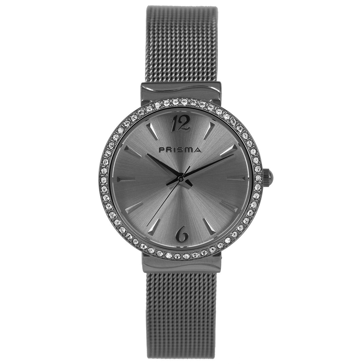 Prisma dames P1569 horloge edelstaal 		
		
Algemeen		
Artikelnummer: P.1569		
Geslacht: dames		
Uurwerk: Miyota (2035 / 2030) 		
Waterbestendigheid: 3 ATM/BAR		
		

