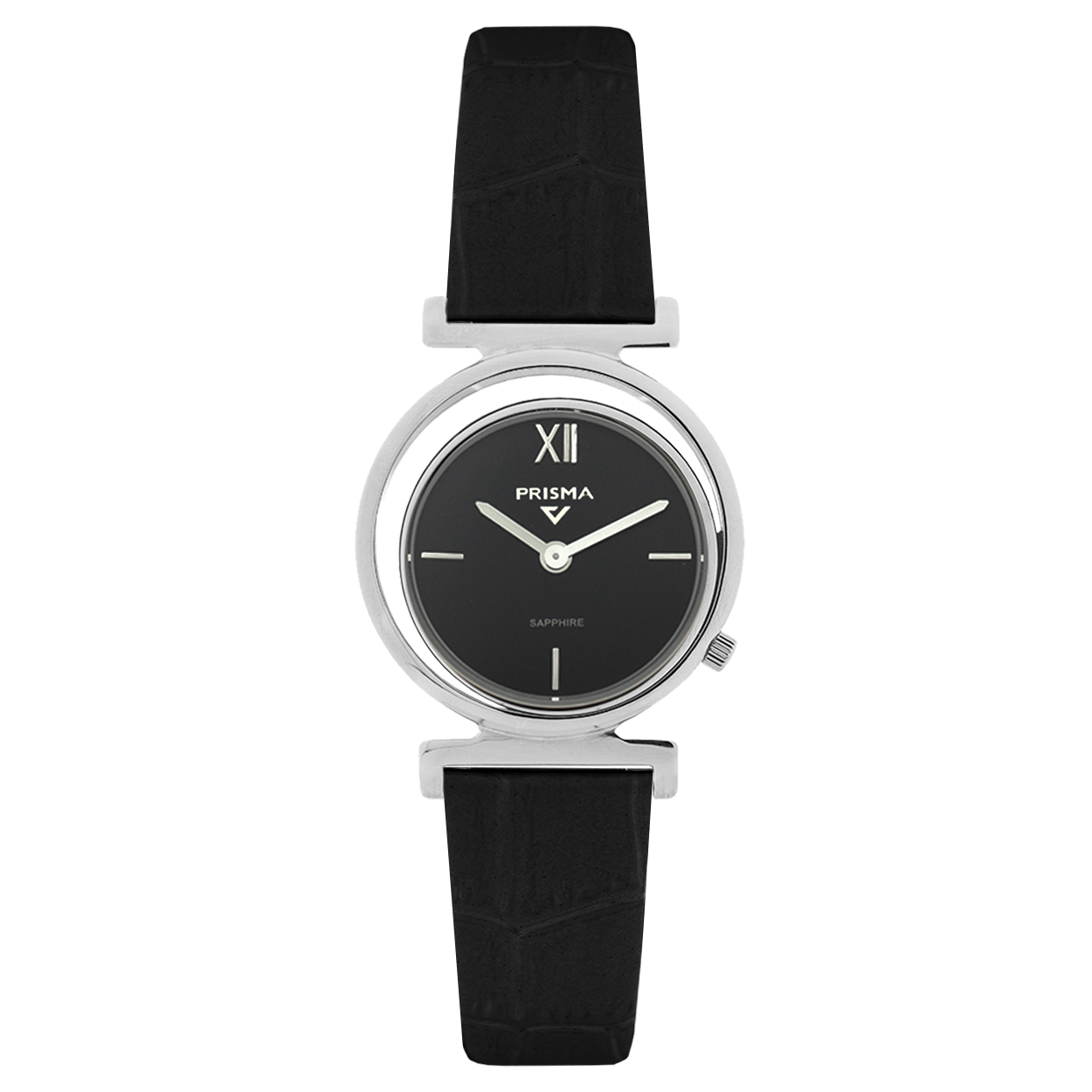 Prisma horloge P2400 dames edelstaal design lederen band

Algemeen
Geslacht: dames
Model: P2400

Voordelen
- echt lederen zwarte Croco band
- wijzerplaat zwart met zilveren index en romeinse cijfers
- Quarts uurwerk
- luxueuze uitstralingdoor dubbele cirkelvormige kastopbouw
- glas is krasvast
- spat waterdicht: handenwassen, regen
- maat kast 35 / 35mm (breedte) 6.5mm (dikte)

