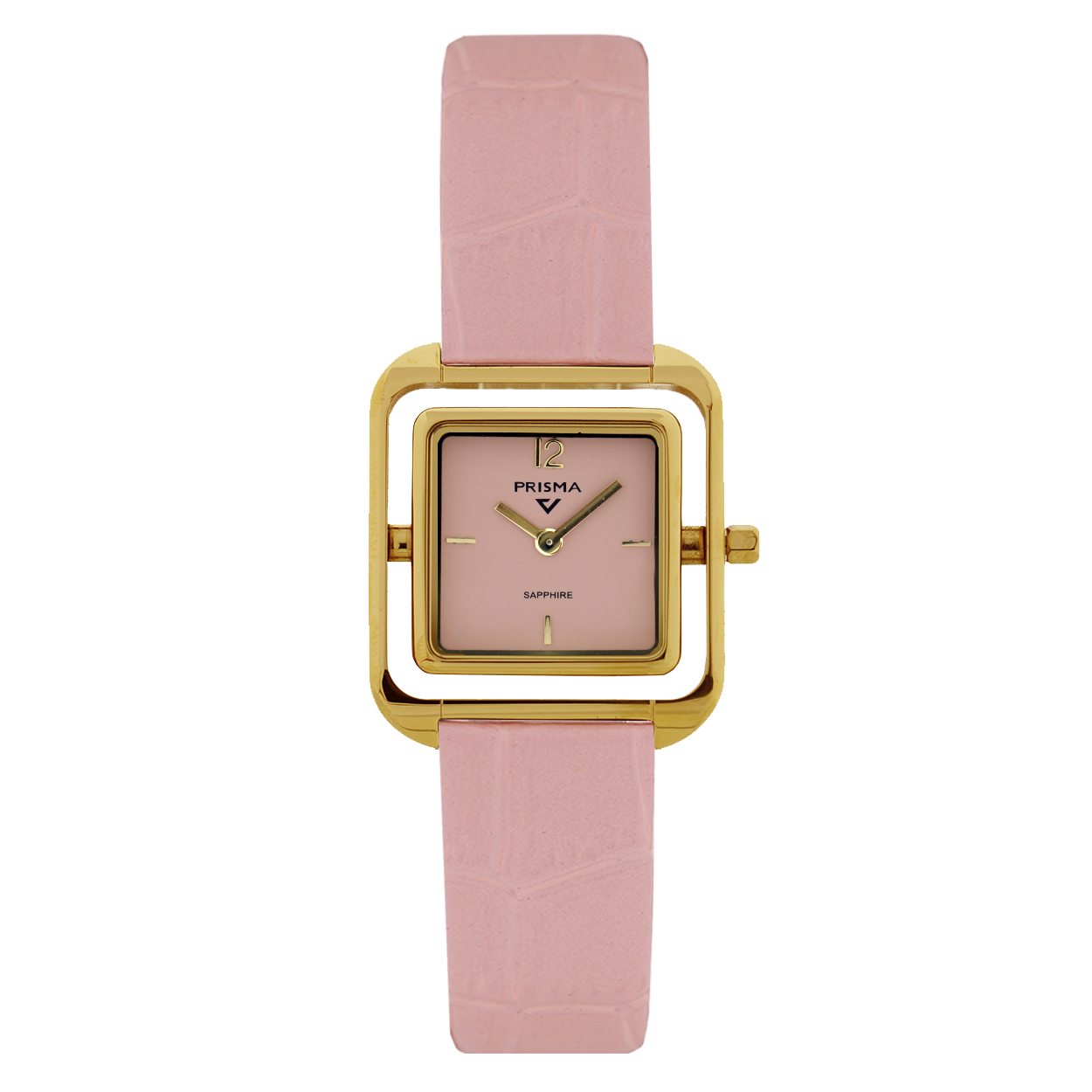 Prisma horloge P2413 dames edelstaal design lederen band

Algemeen
Geslacht: dames
Model: P2413

Voordelen
- echt lederen roze Croco band
- wijzerplaat roze met gouden index en cijfers
- Quarts uurwerk
- luxueuze uitstraling door dubbele vierkantvormige kastopbouw
- glas is krasvast
- spat waterdicht: handenwassen, regen
- maat kast 30 / 30mm (breedte) 6.5mm (dikte)

