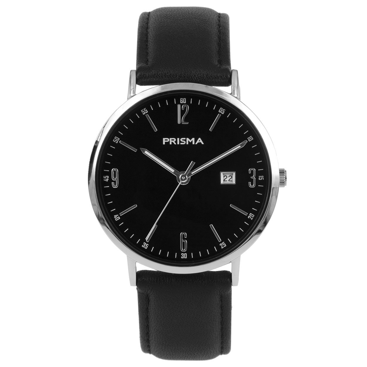 Prisma heren P.1502 horloge edelstaal 		
		
Algemeen		
Artikelnummer: P.1502		
Geslacht: heren		
Uurwerk: Miyota (GM10   ) 		
Lichtfunctie: glow in the dark (Wijzers)		
Waterbestendigheid: 3 ATM/BAR