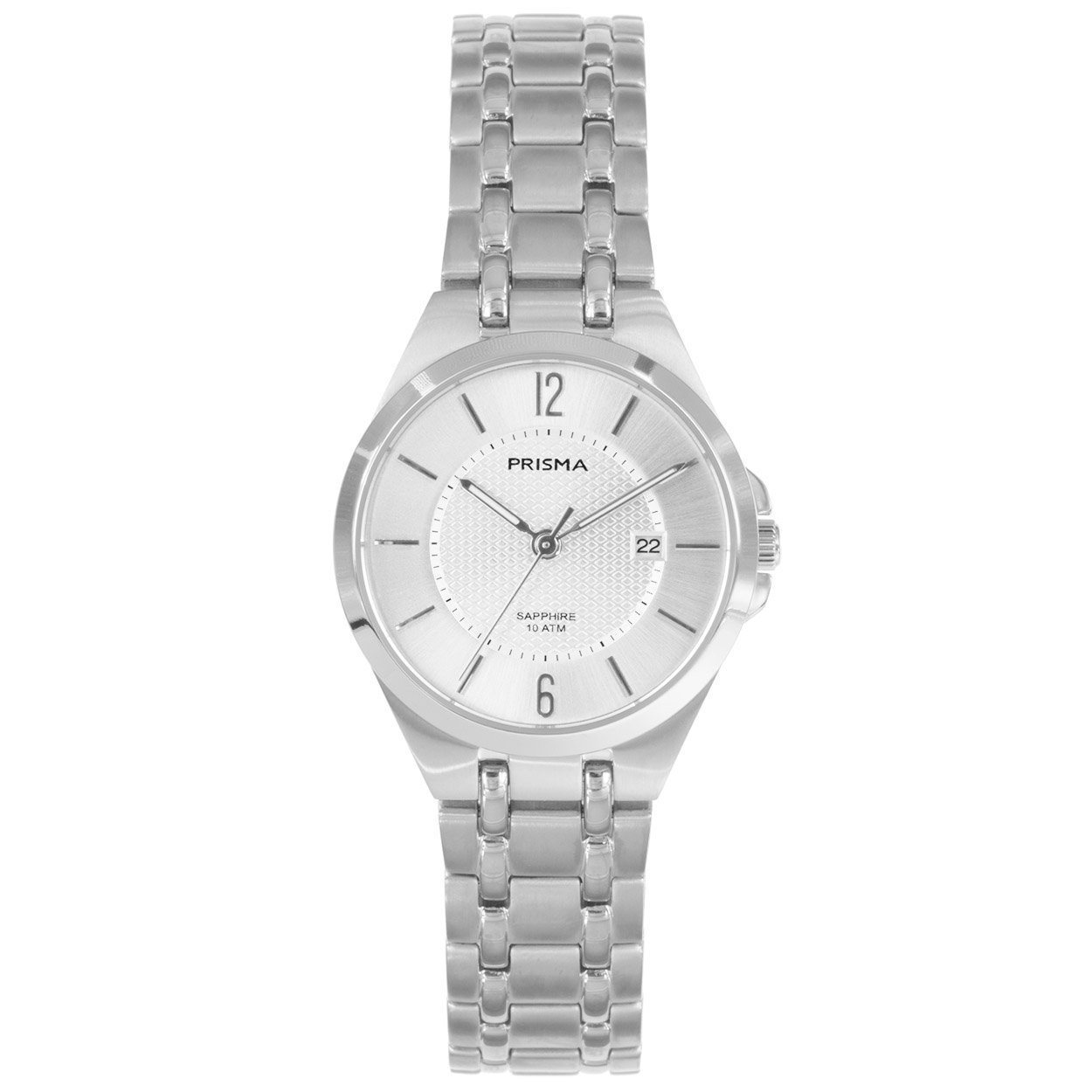 Prisma horloge P1260 dames titanium saffierglas 10 ATM 

Algemeen
Geslacht: dames
Model: P.1260

Voordelen
- band titanium zilver/zilver
- wijzerplaat zilver met gouden streepjes
- geschikt voor mensen met een allergie
- draagcomfort doorlicht gewicht
- boven gem. waterdicht: zwemmen/duiken
- glas is zeer krasvast
- ook voor brede pols (max. 219,41 mm)
- quartz
- maat kast 28,99mm (breedte) 7,6mm (dikte)


