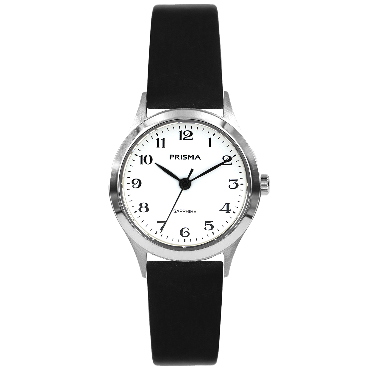 Prisma dames P1445 horloge edelstaal saffierglas 5 ATM en lederen band	
		
Algemeen		
Artikelnummer: P.1445		
Geslacht: dames		
Uurwerk: Miyota (2035 ) 		
Waterbestendigheid: 10 ATM/BAR		
		
