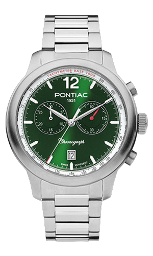 chrono van Pontiac met leder band