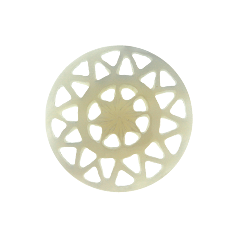 My imenso White carved flower 33mm