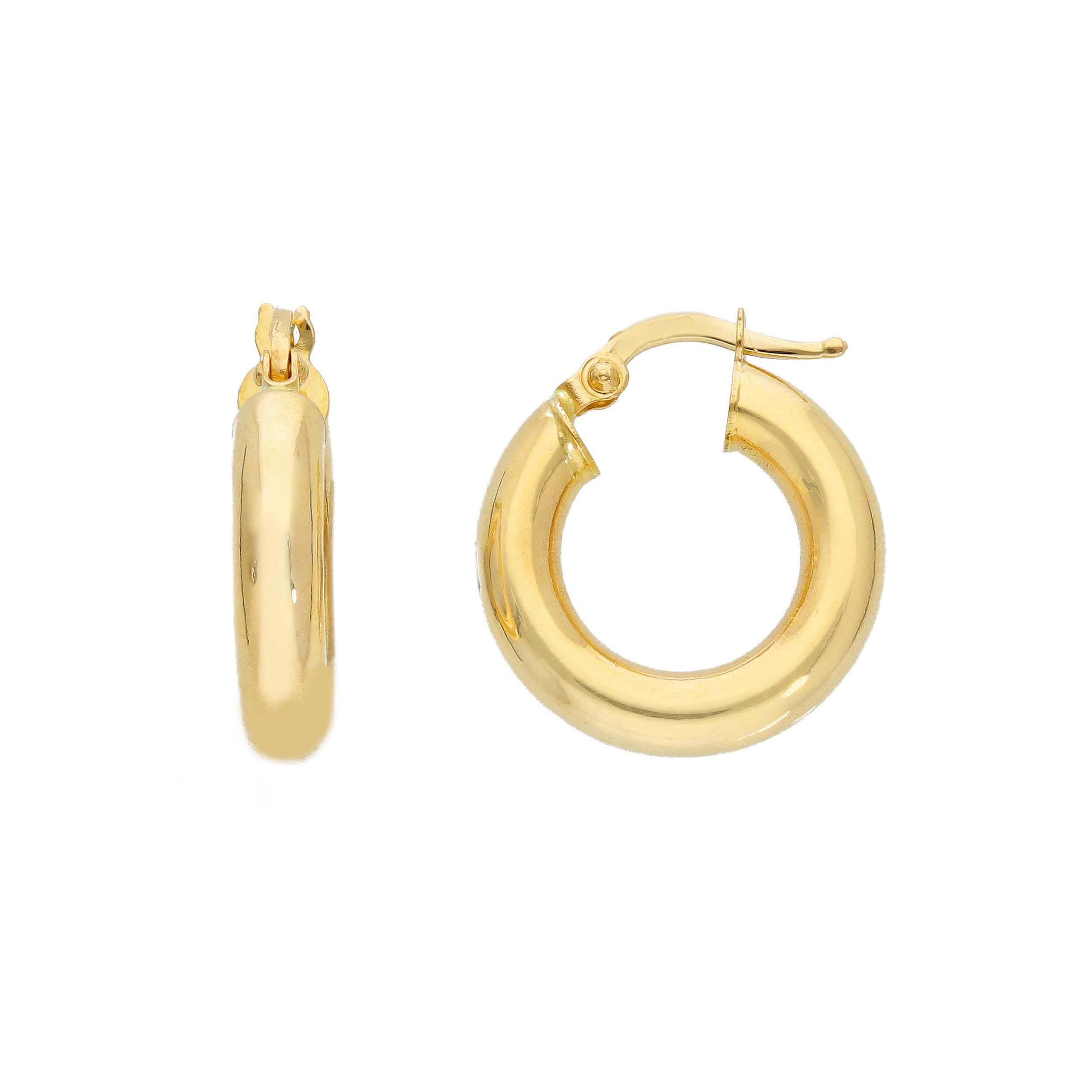 geel gouden creool oorbel in 18kt
ook verkrijgbaar in andere formaten en kleuren goud
vraag er naar in de winkel of via mail
