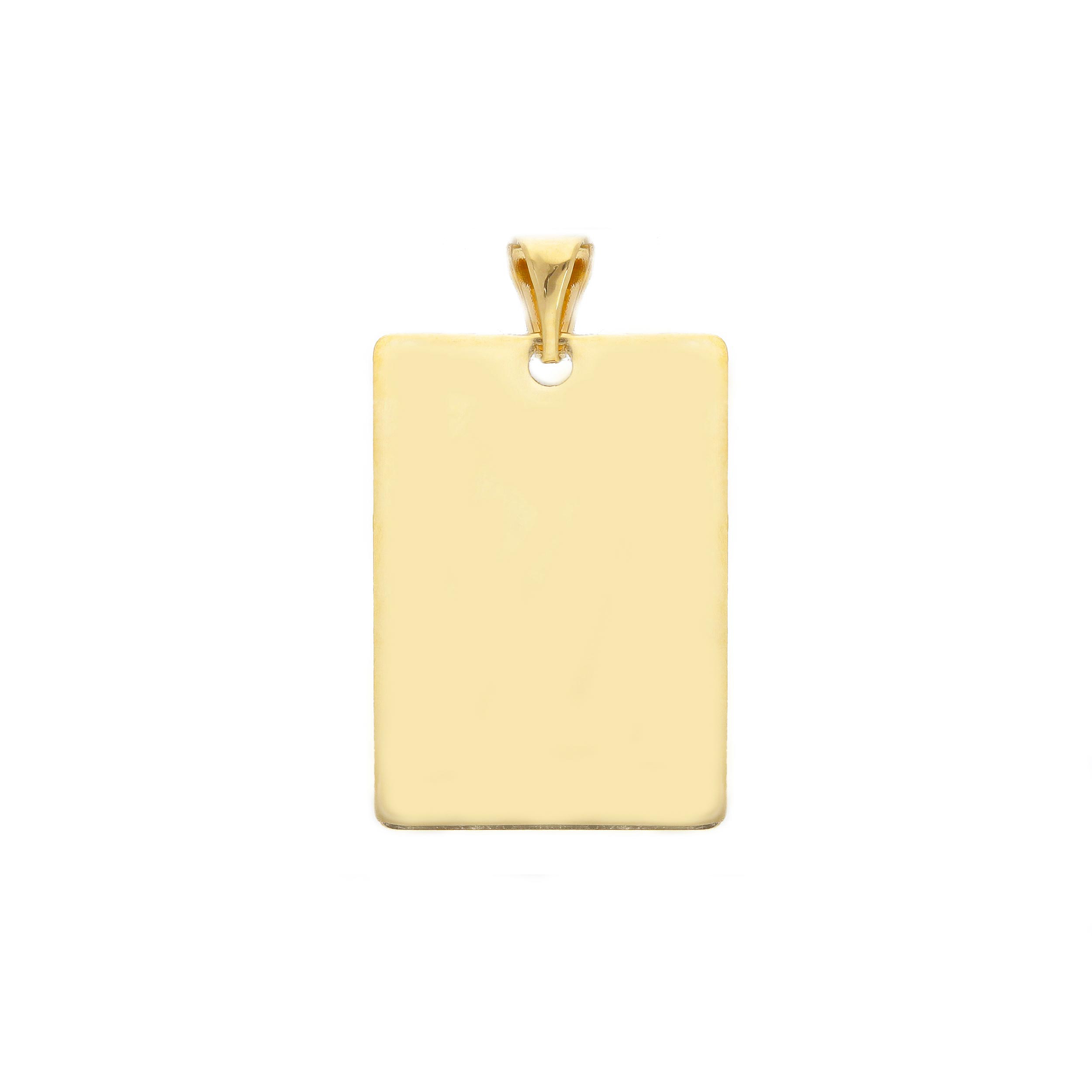 geelgouden hanger in 18kt goud
gravure van 1 of twee letters gratis
ook mogelijk van gravure horoscoop, logo, voorwerp, vingerafdruk, ...mogelijk tegen meerprijs. Gravures worden in eigen huis gedaan. 