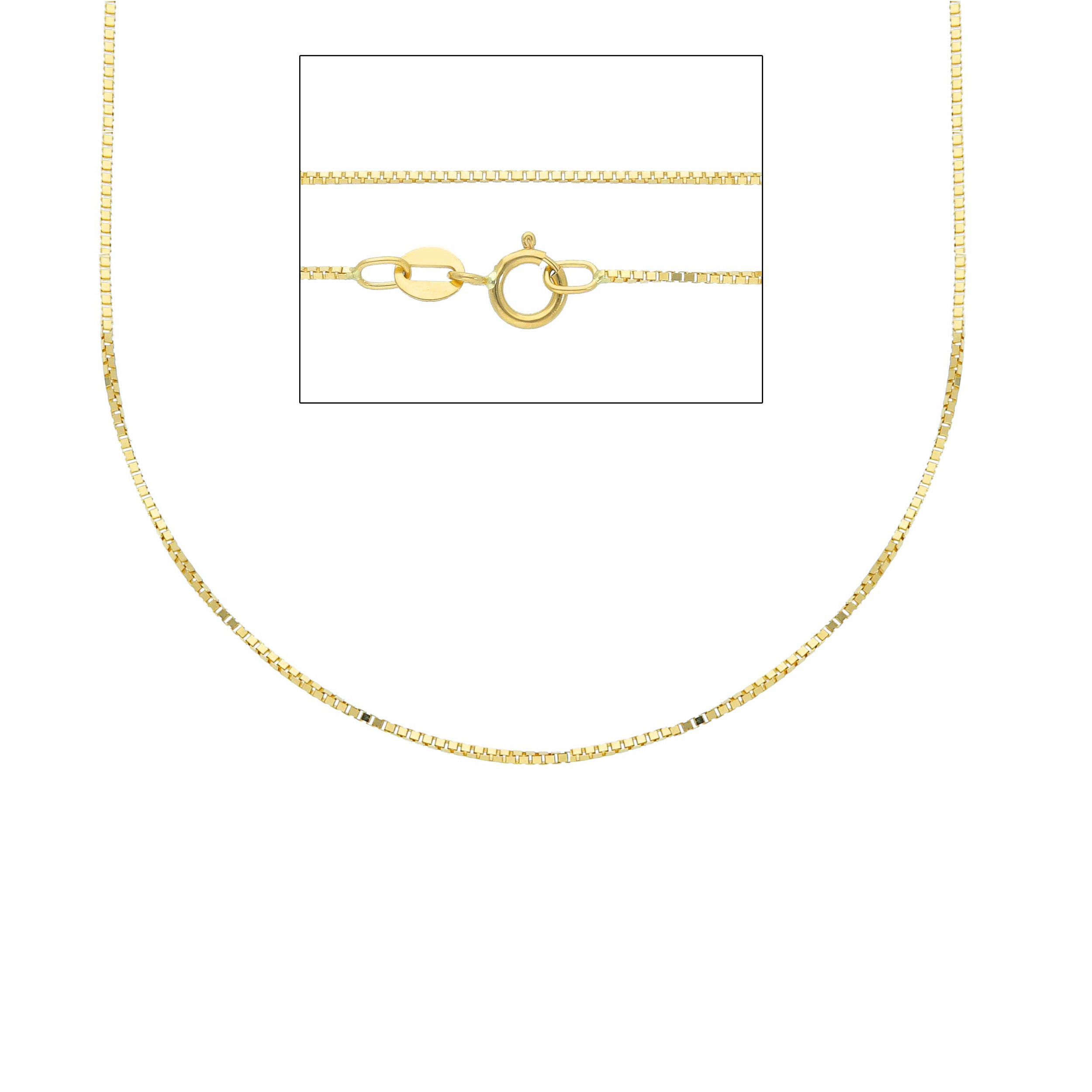 geelgouden ketting in 18kt goud
50cm