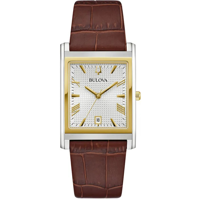 De Bulova 98B430 heeft een bruine leren band, een zilveren wijzerplaat en een quartz uurwerk. Het horloge is waterdicht tot 30 meter. Het horloge is voorzien van een saffier glas.