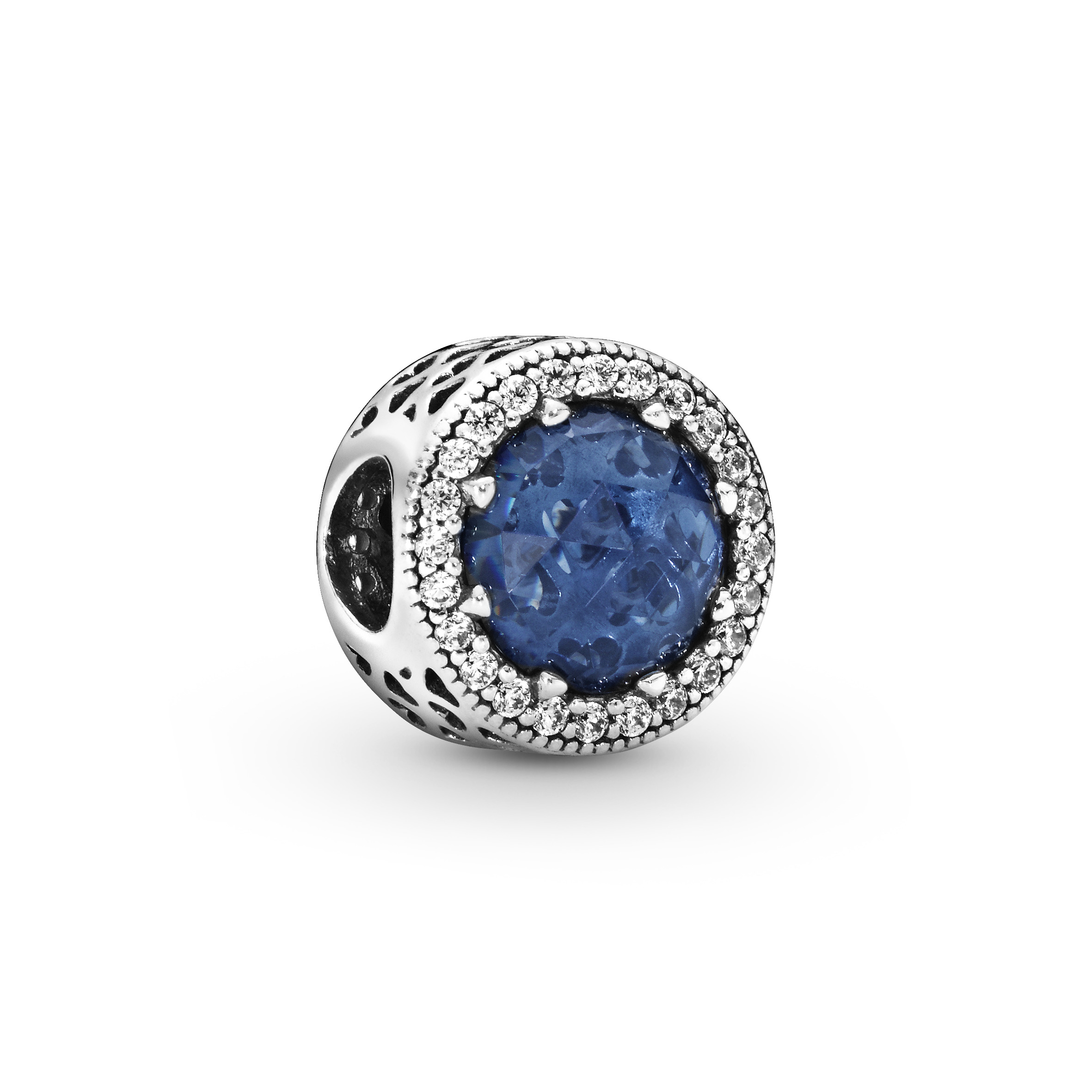 Pandora - Zilveren bedel, moonlight blue - 791725NMB