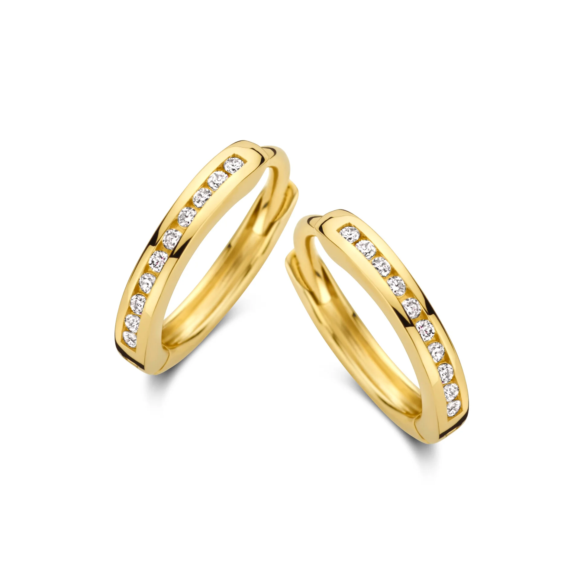 Bernstein 1995.964.40 Klapoorringen met 0.10 ct