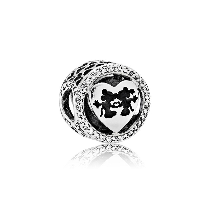 Pandora - Mickey and Minnie kissing - 791957CZ