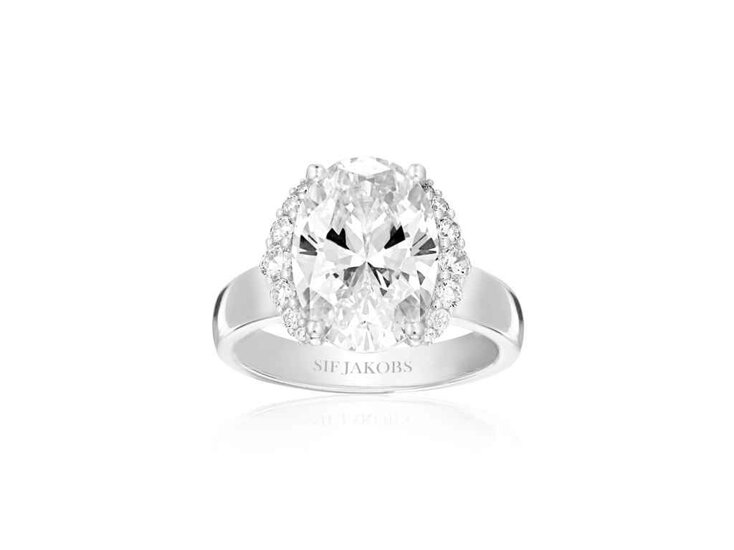 Ring in zilver met zirconia van het merk Sif Jakobs 