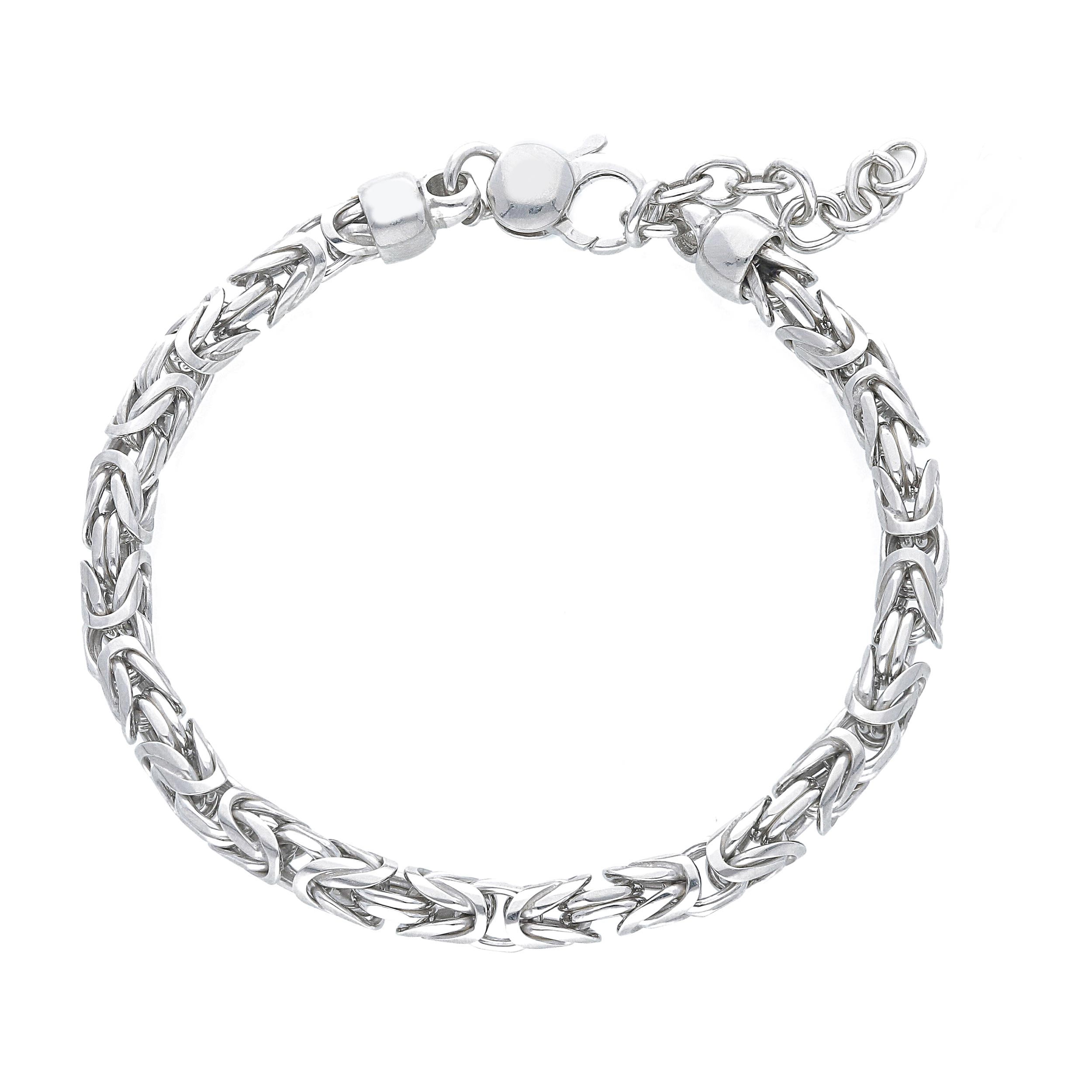 zilver armband voor heren 21cm