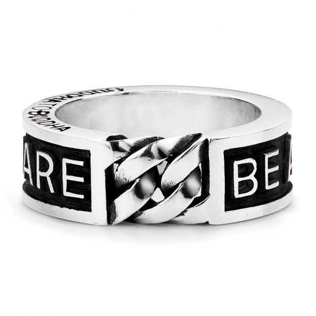 Buddha to Buddha - 223 Menasa Ring Zilver, maat 16 - 001J022230116
