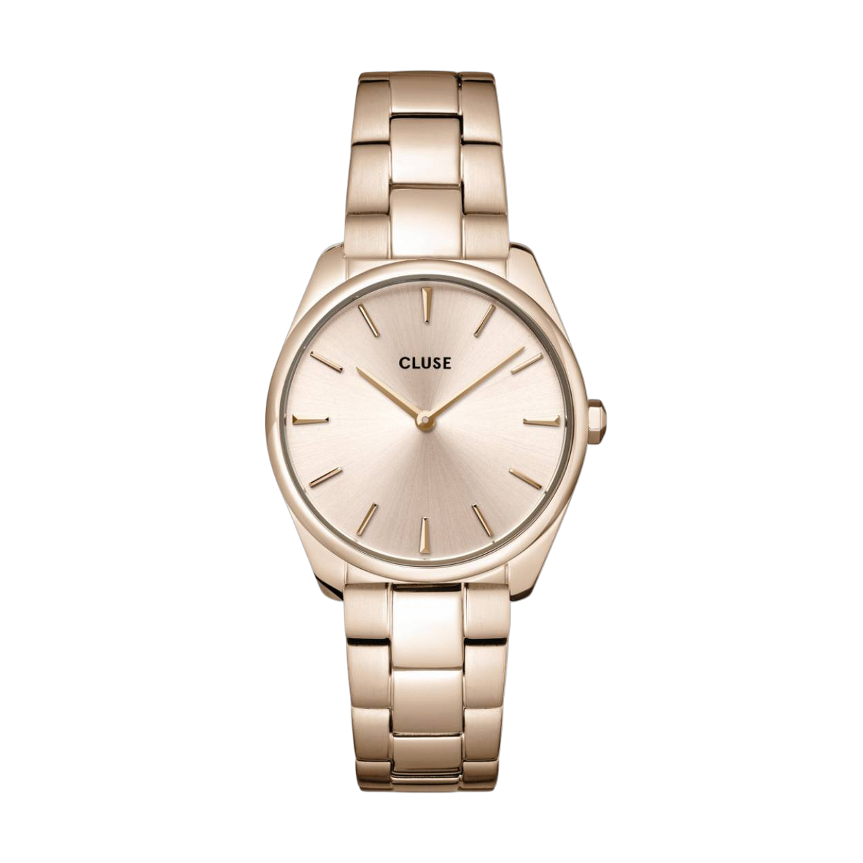 De Cluse horloge CW11201 heeft een minimalistisch design met een rozige kast en band. Het horloge heeft een analoge tijdsweergave en is waterbestendig tot 5 ATM. Draag dit horloge casual bij een jeans en T-shirt of chic bij een pak. De perfecte toevoeging aan elke outfit!