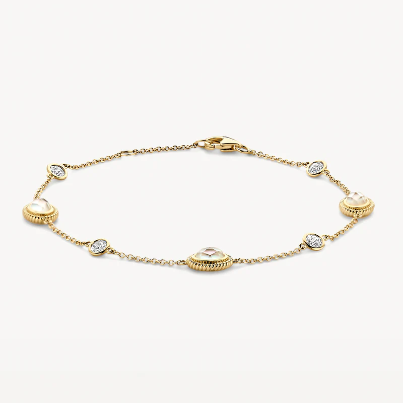 BLUSH GEELGOUDEN ARMBAND